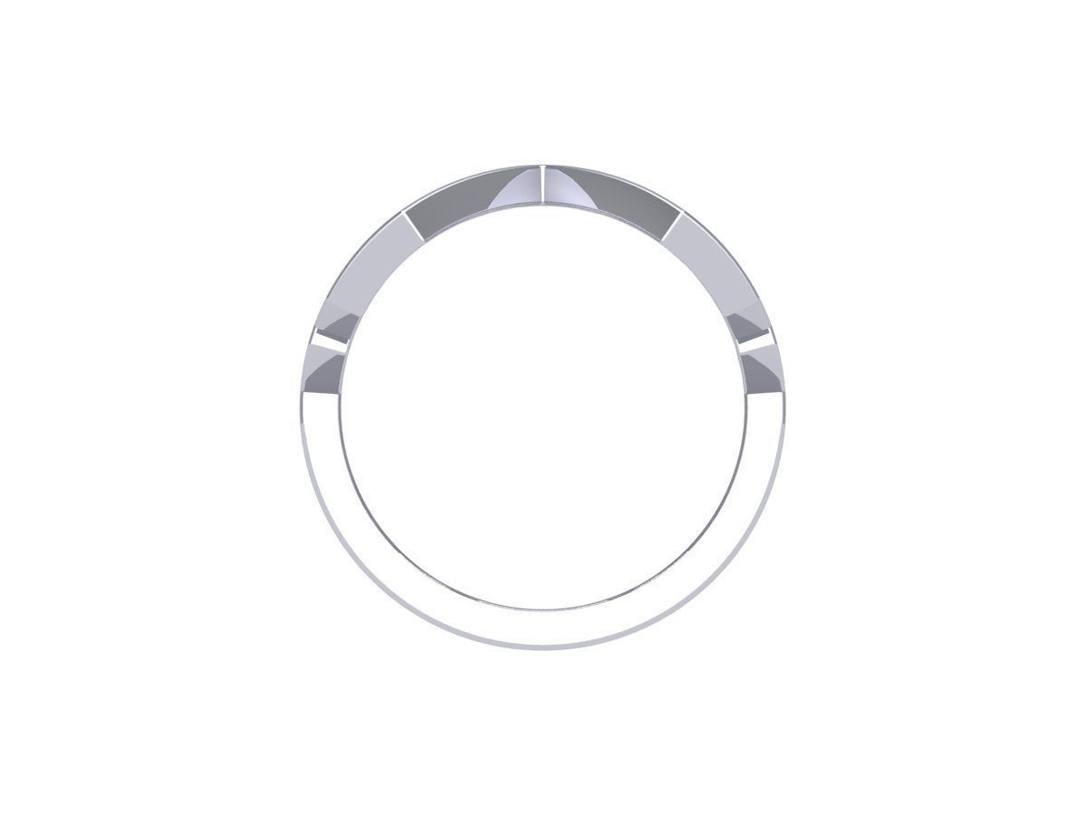 Wedding Ring 3D print model_7