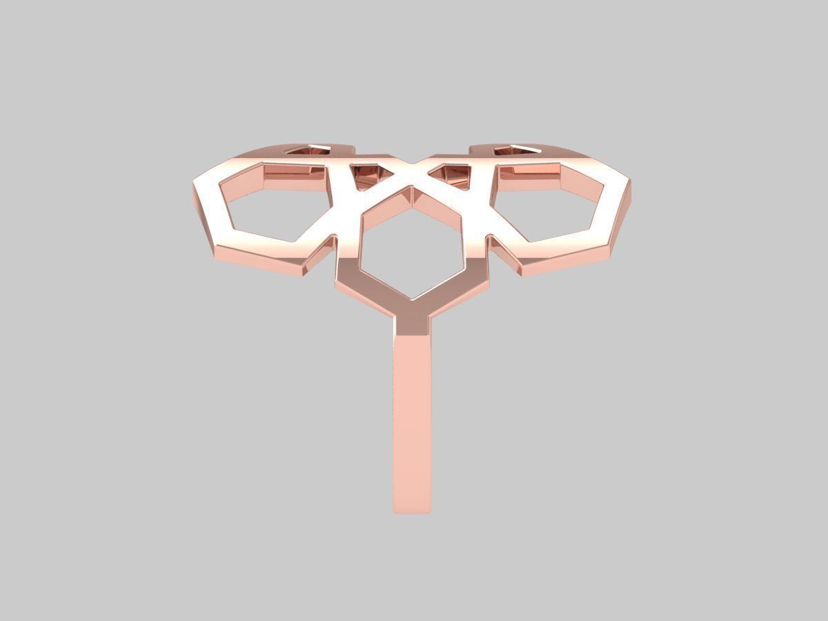 Wedding Ring 3D print model_10