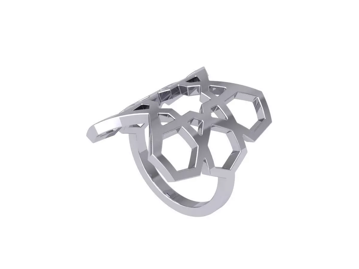 Wedding Ring 3D print model_0