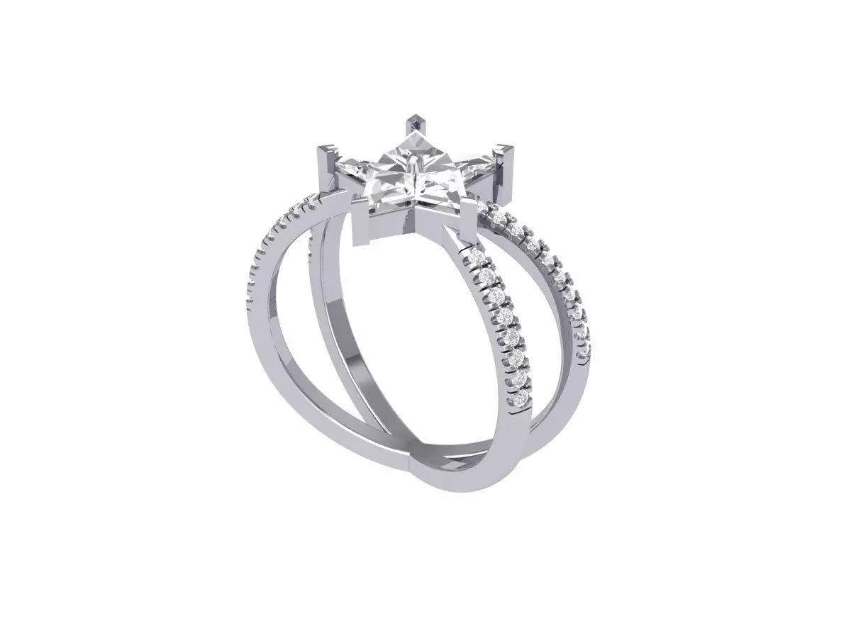 Wedding Ring 3D print model_0