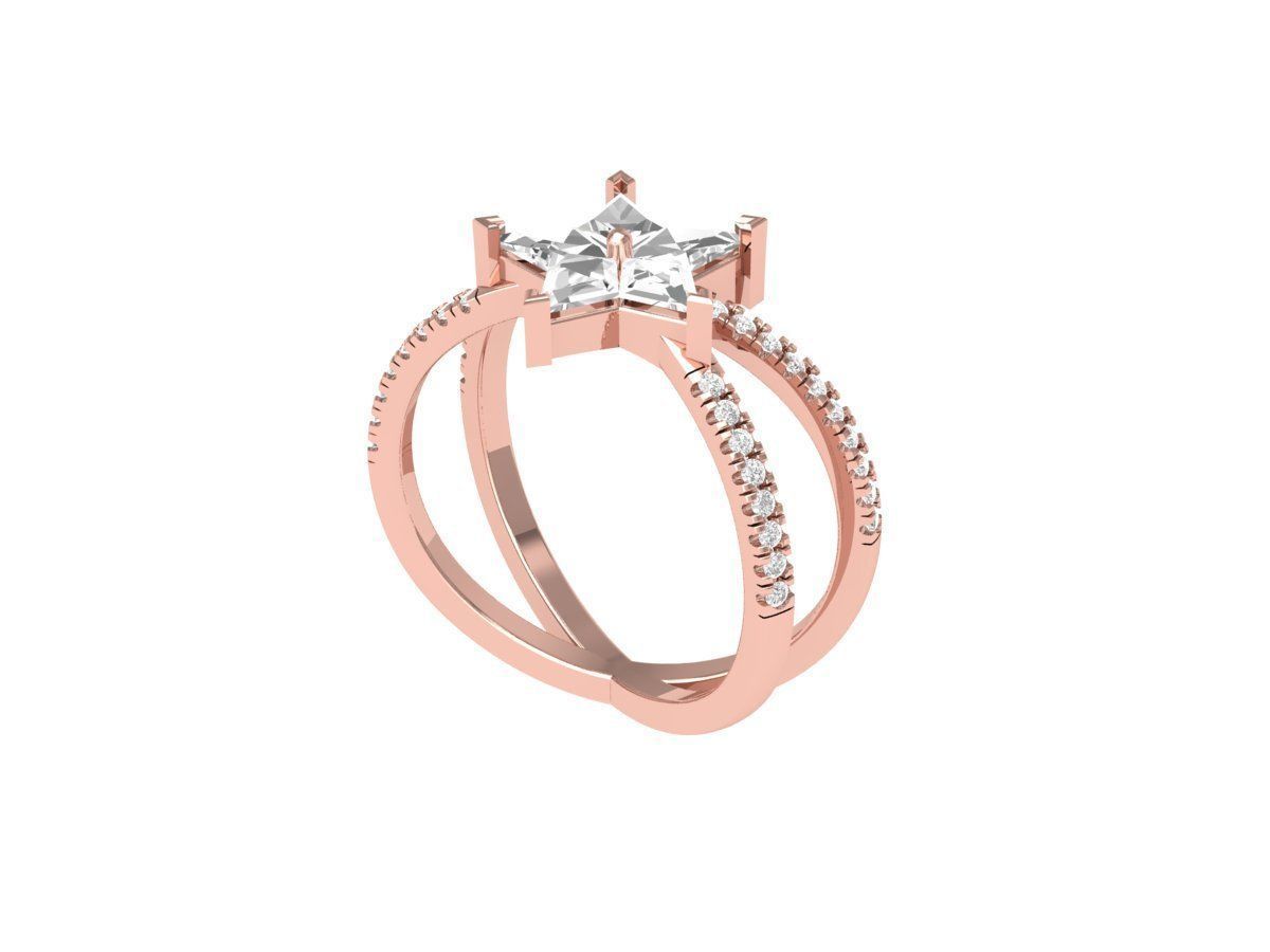 Wedding Ring 3D print model_1