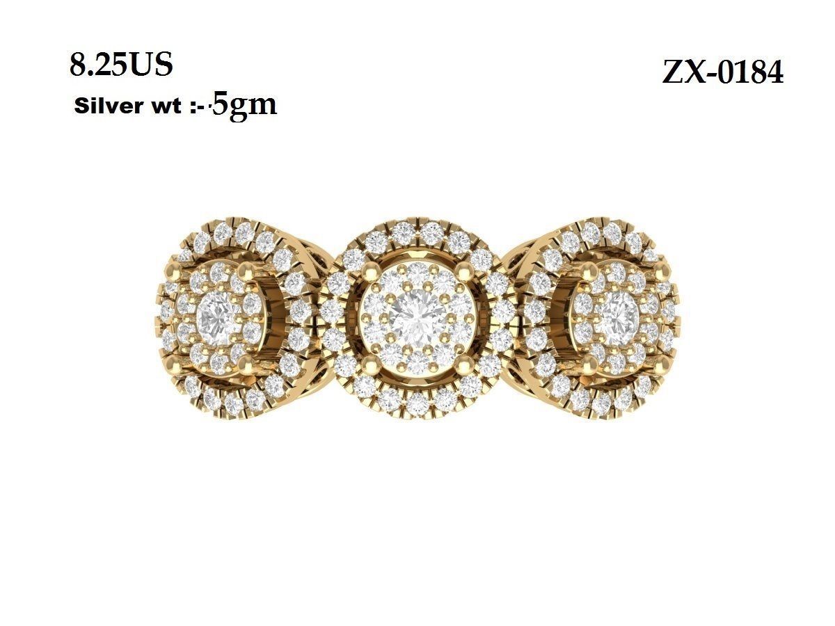 Wedding Ring  3D print model_6