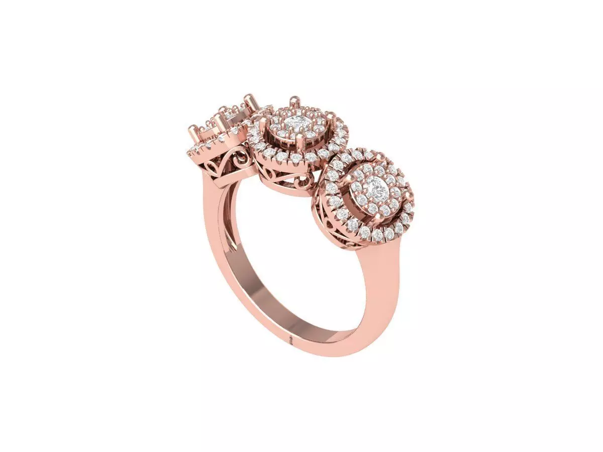 Wedding Ring  3D print model_0