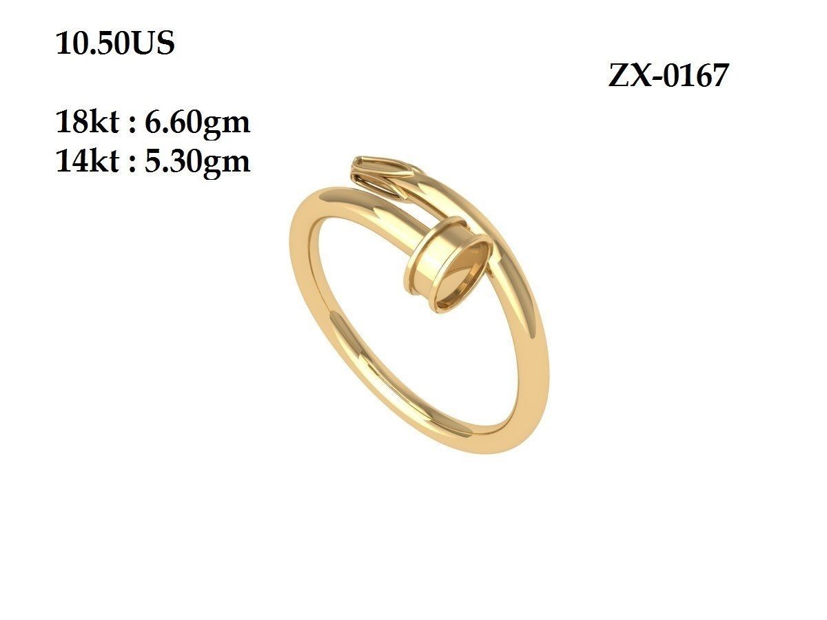 Wedding Ring 3D print model_2