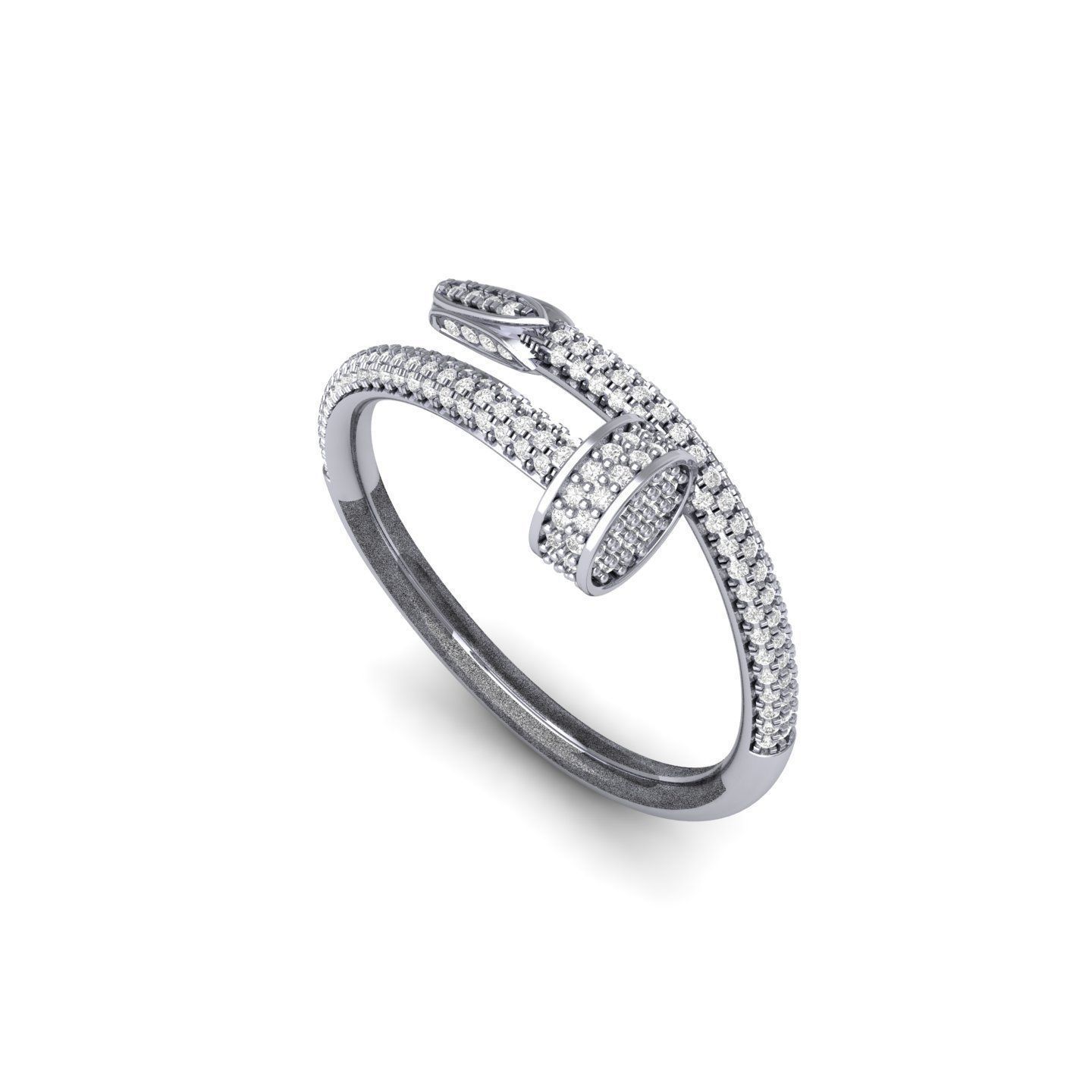 Wedding Ring  3D print model_3