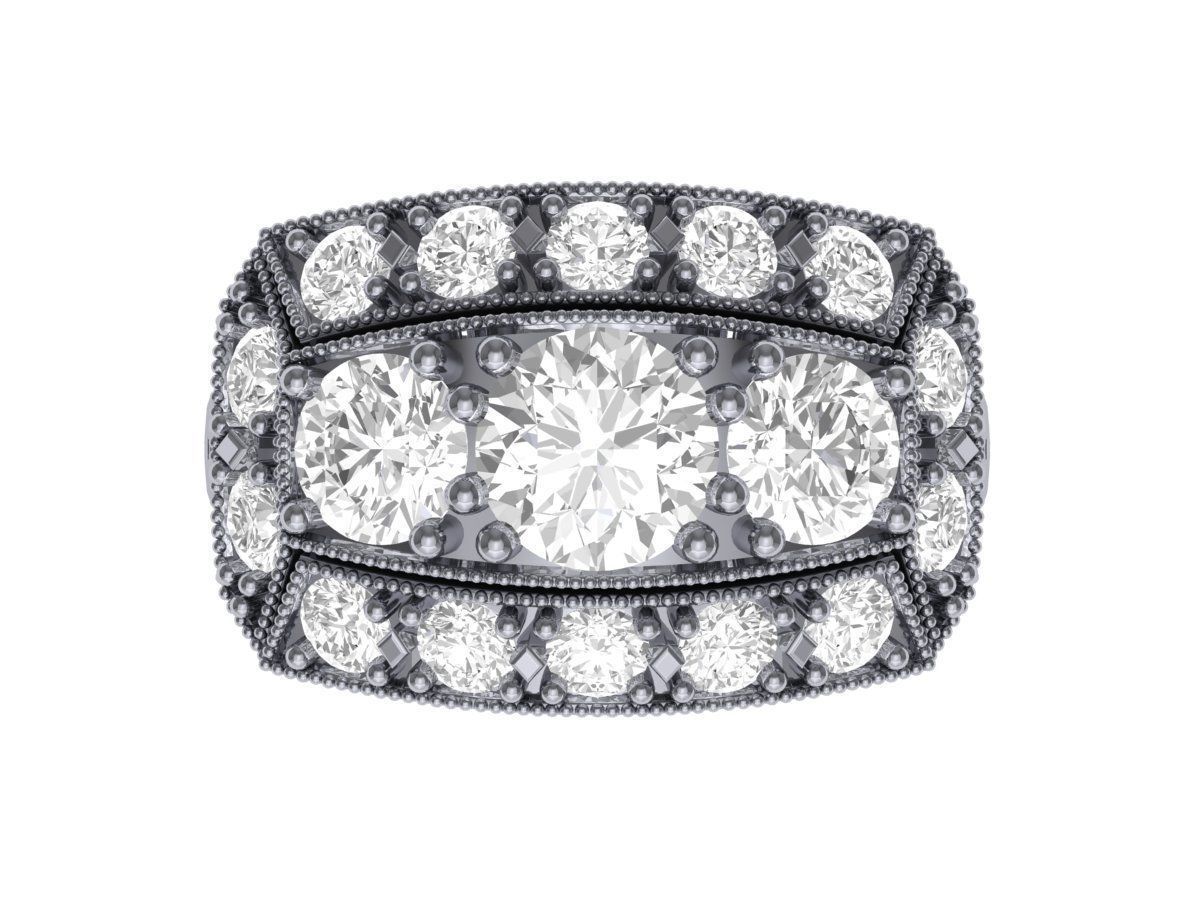 Wedding Ring  3D print model_4