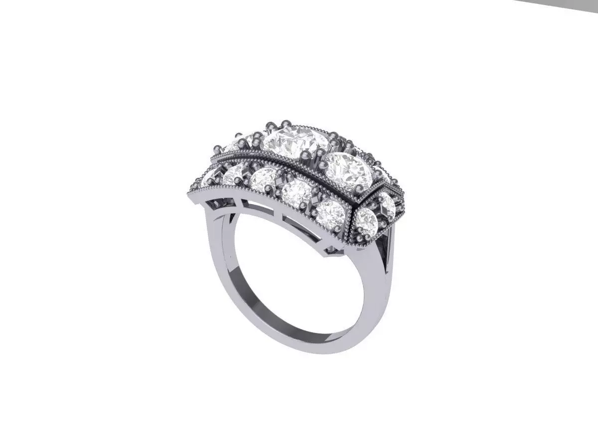 Wedding Ring  3D print model_0