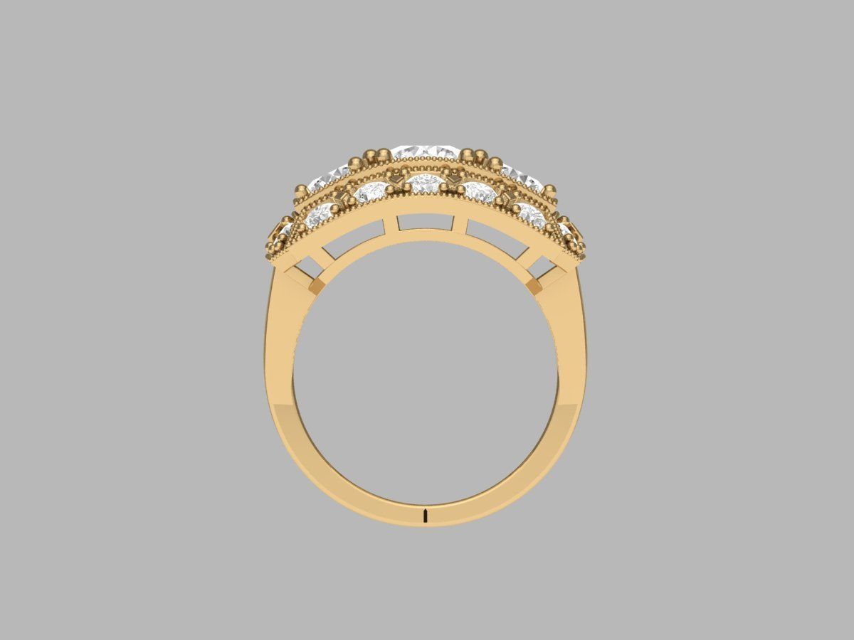 Wedding Ring  3D print model_7