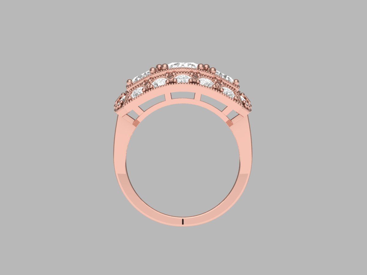 Wedding Ring  3D print model_8