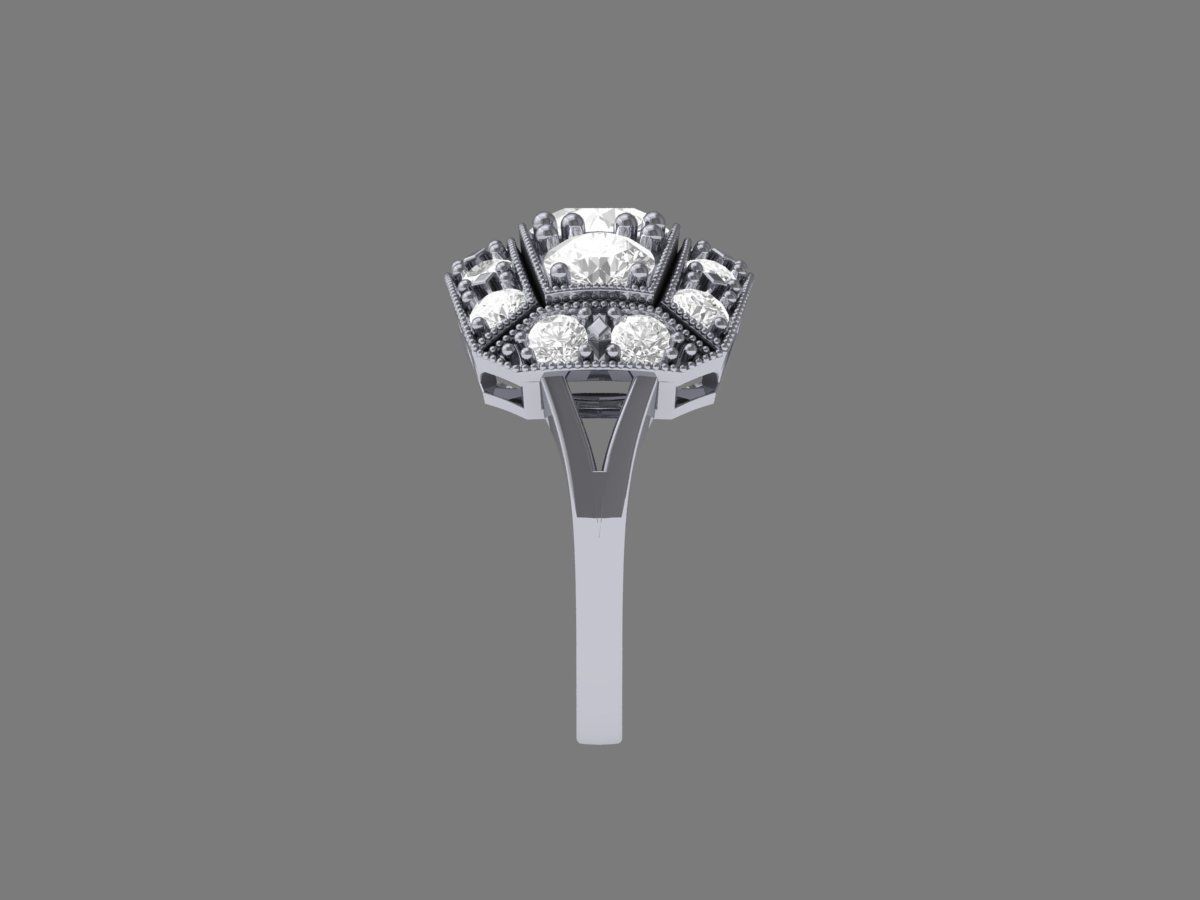 Wedding Ring  3D print model_10