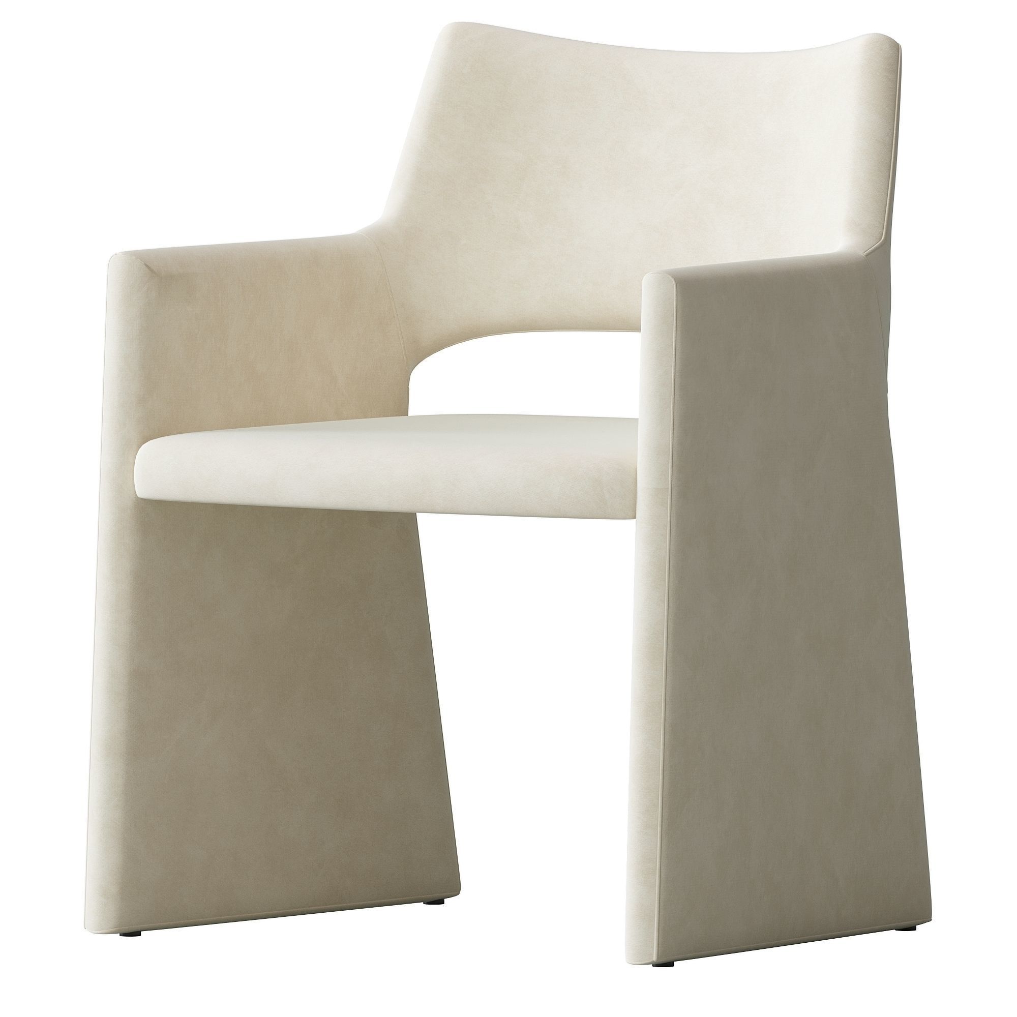 CB2 Foley Faux Mohair 3D model_1