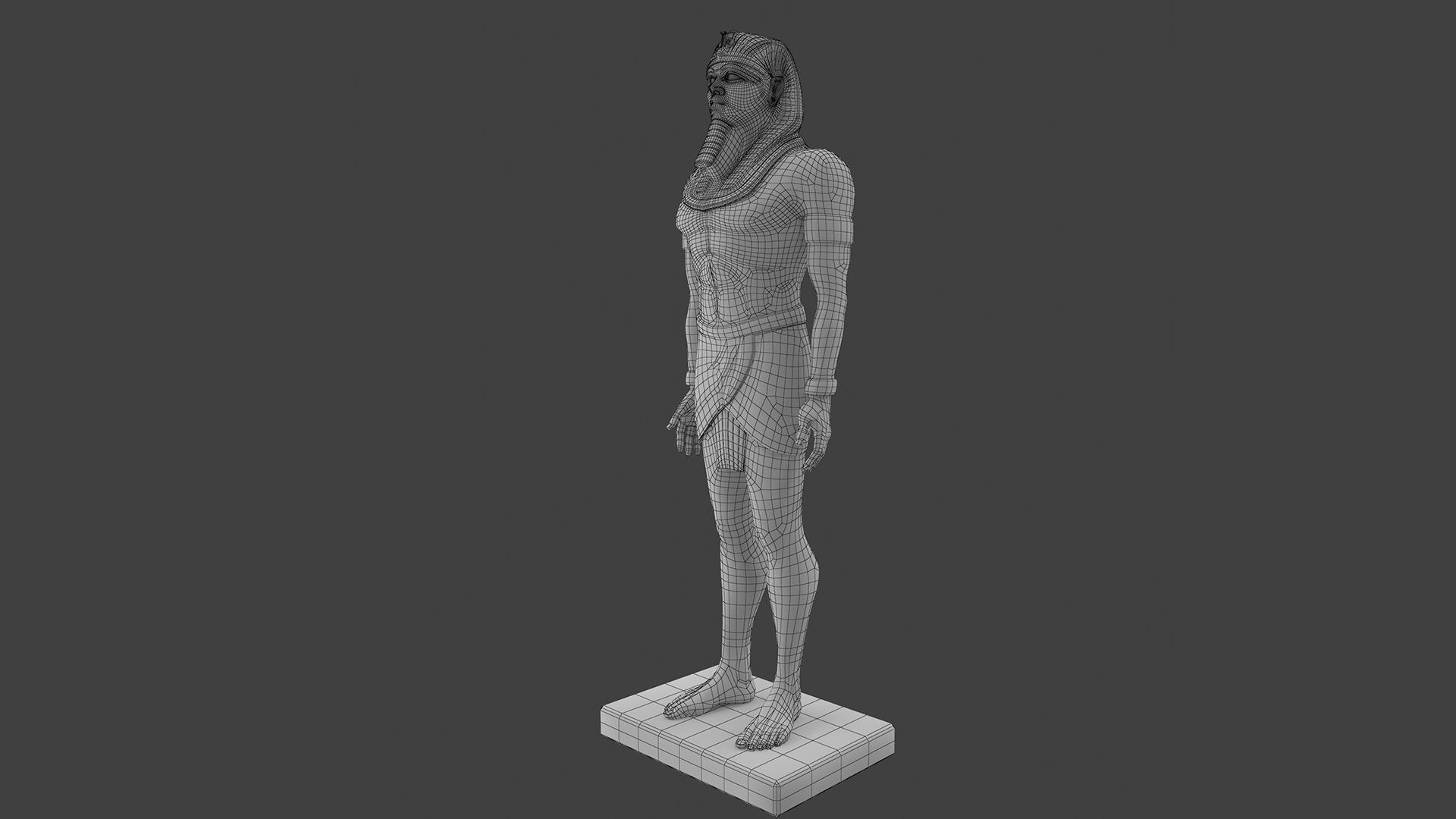 Statue of Khufu 3D model | CGTrader