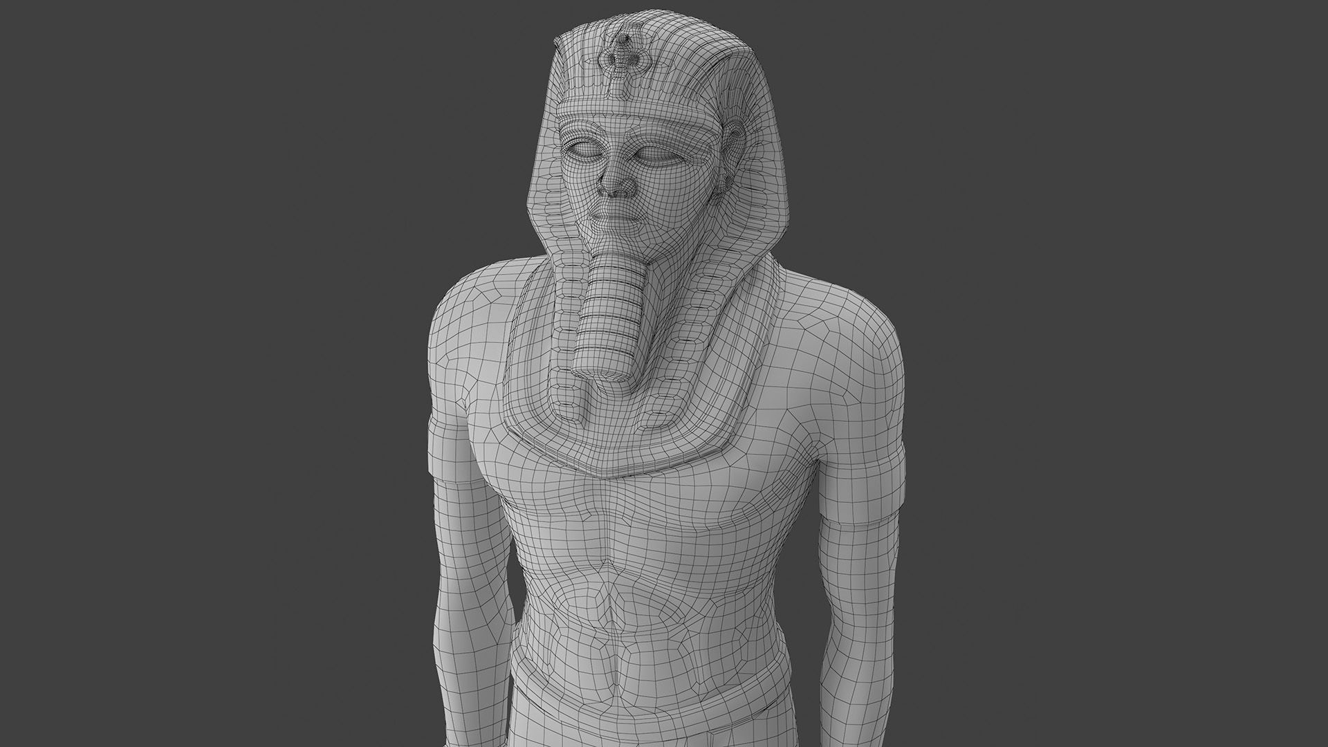 Statue of Khufu 3D model | CGTrader