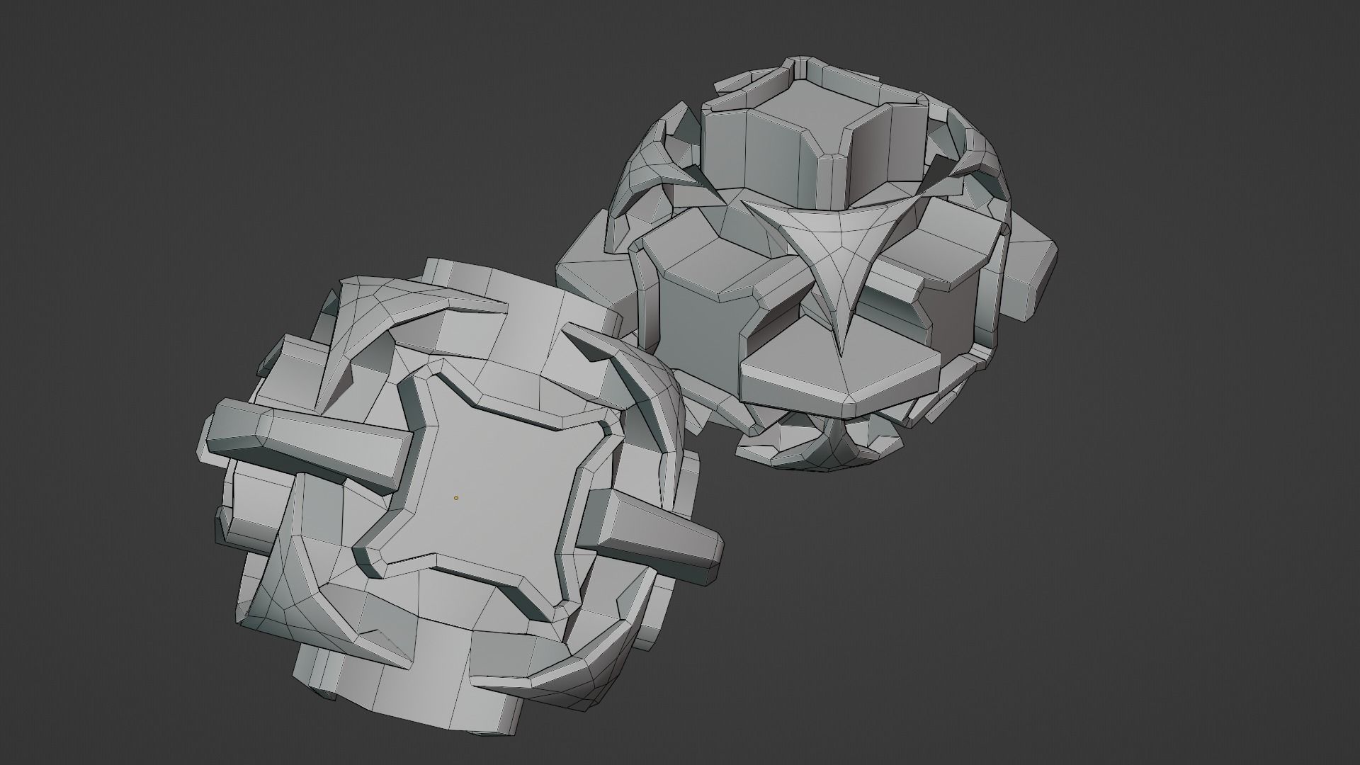 Sci-Fi prop Low-poly 3D model_27