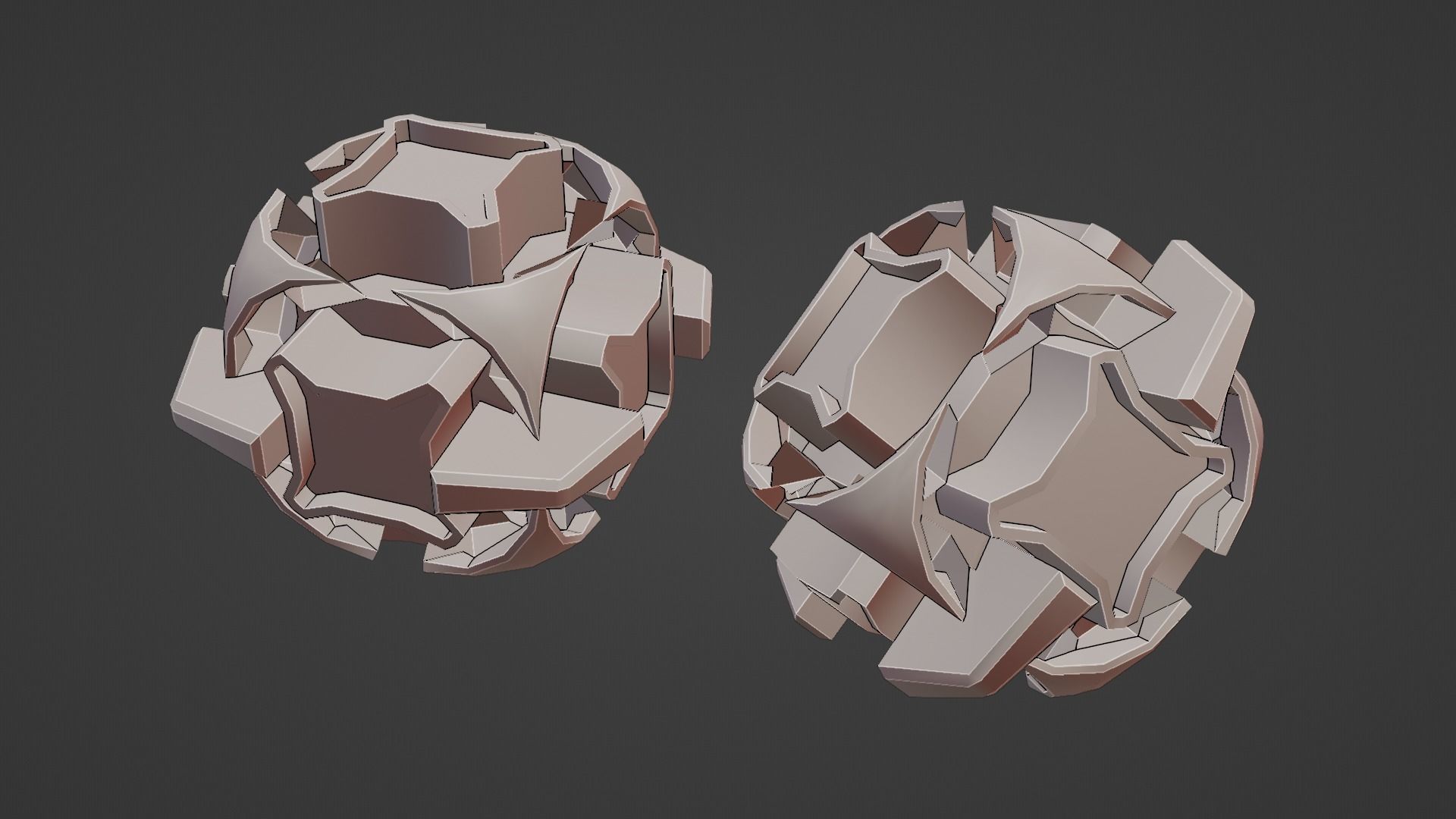 Sci-Fi prop Low-poly 3D model_72