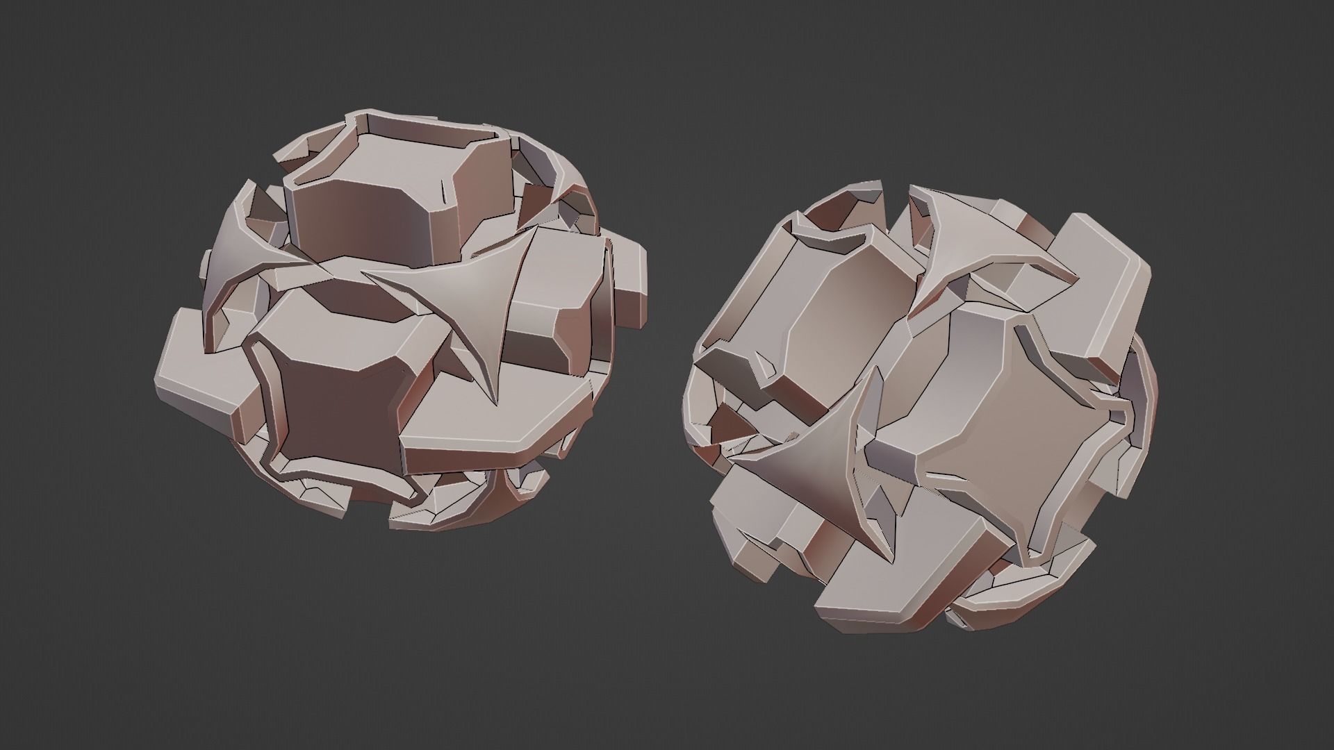 Sci-Fi prop Low-poly 3D model_69