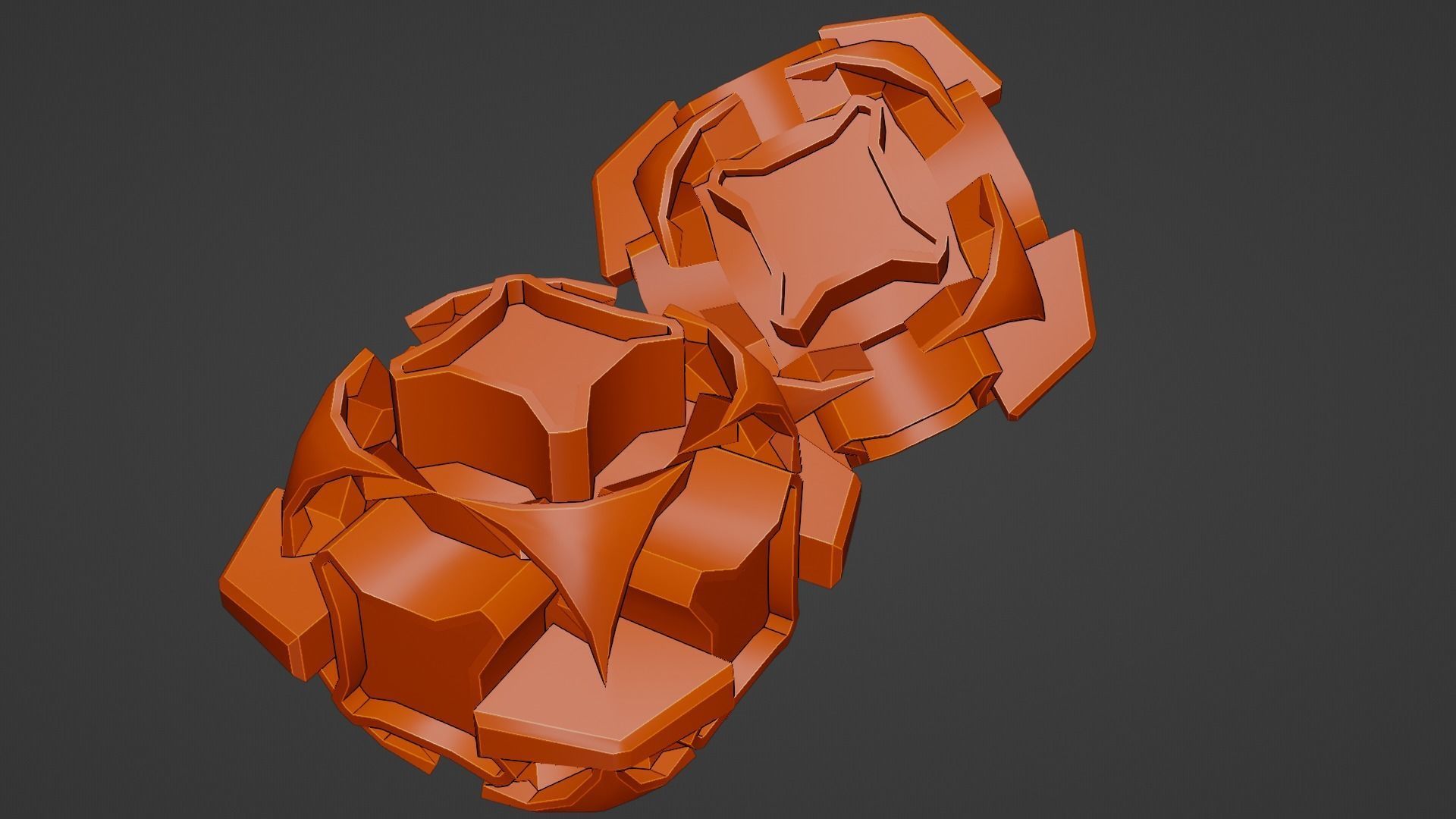 Sci-Fi prop Low-poly 3D model_51