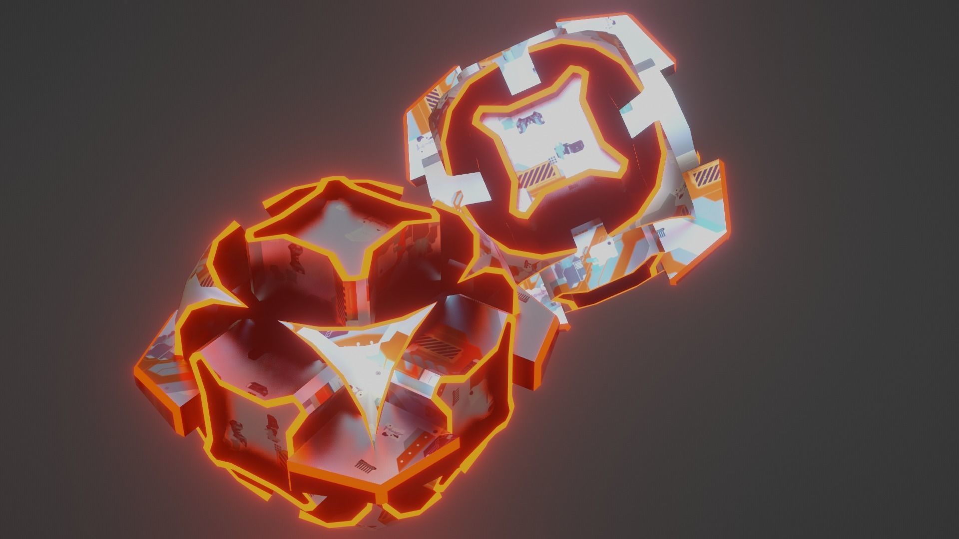 Sci-Fi prop Low-poly 3D model_52