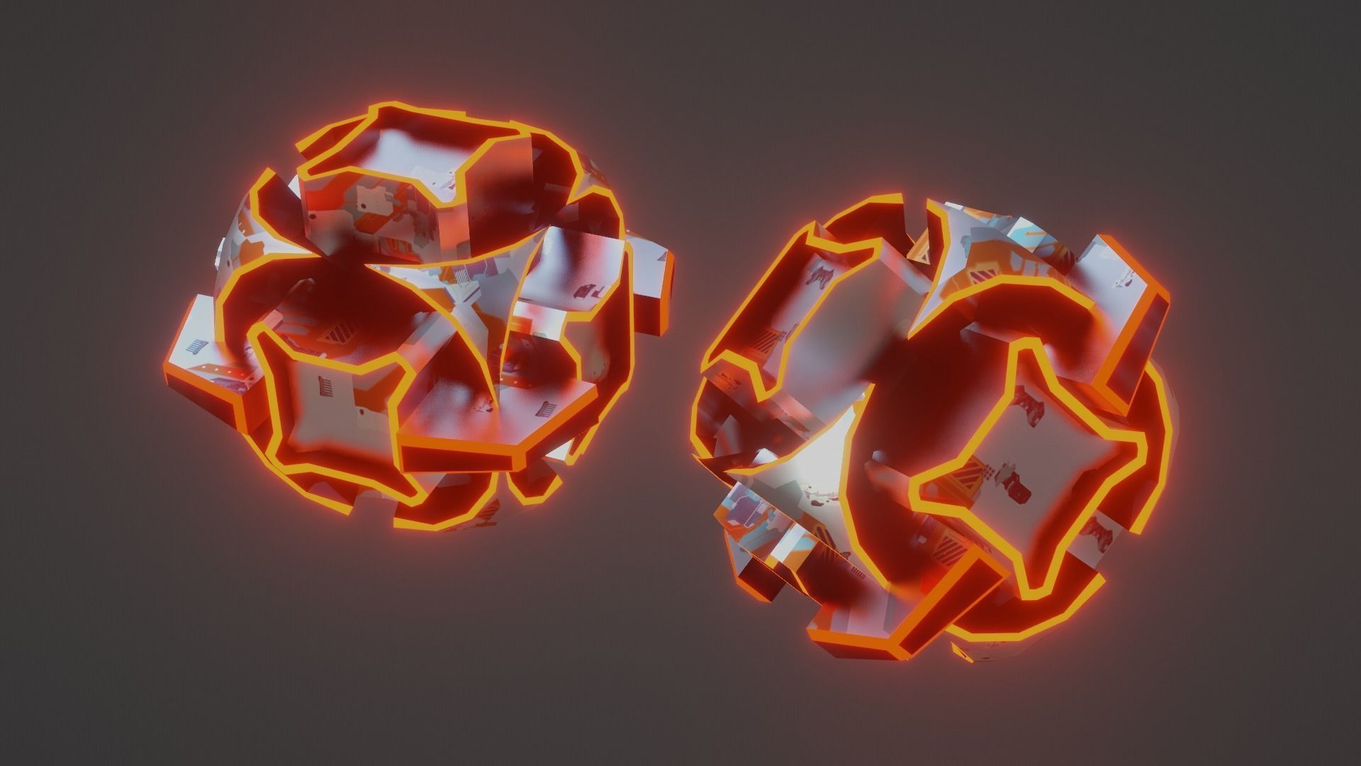 Sci-Fi prop Low-poly 3D model_4