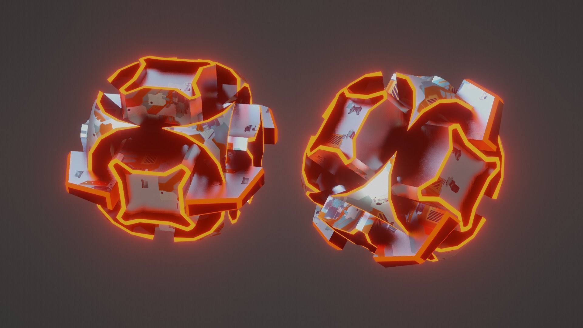 Sci-Fi prop Low-poly 3D model_65