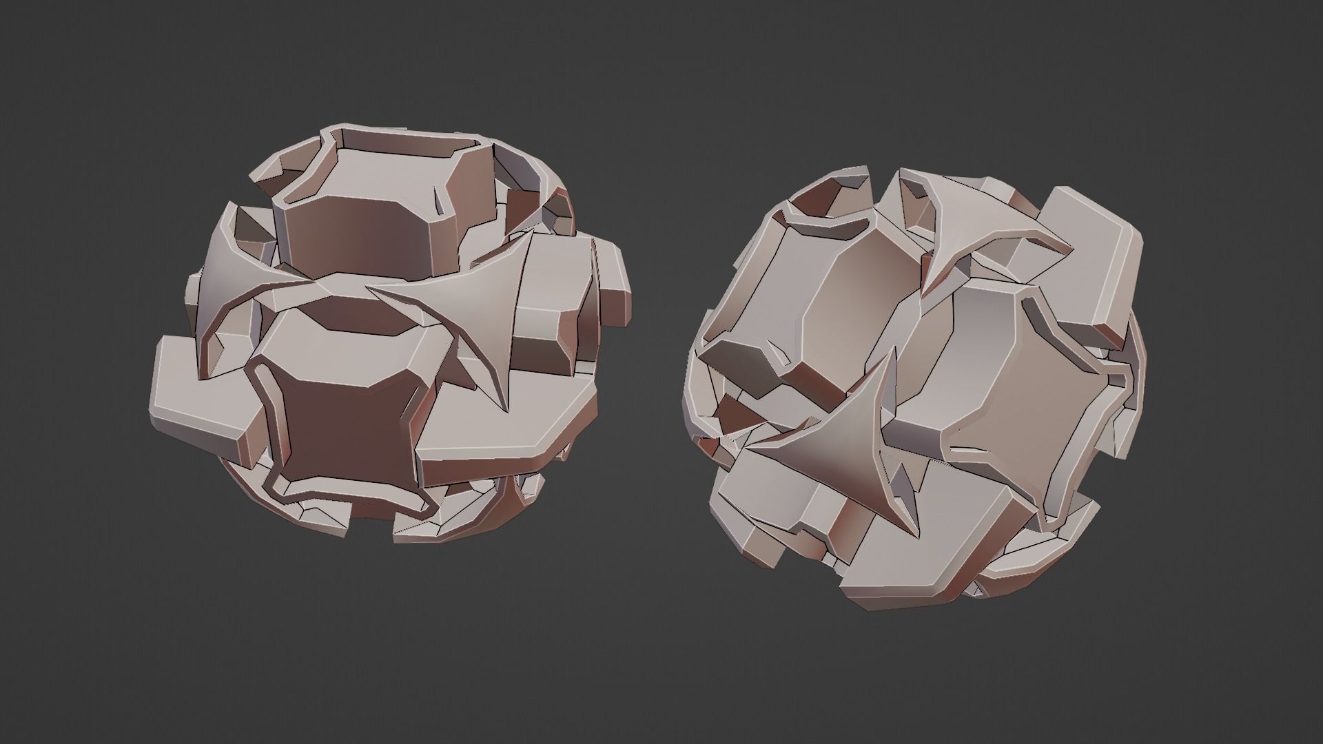 Sci-Fi prop Low-poly 3D model_67