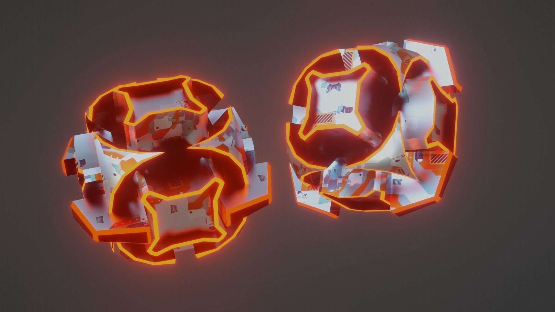 Sci-Fi prop Low-poly 3D model_56