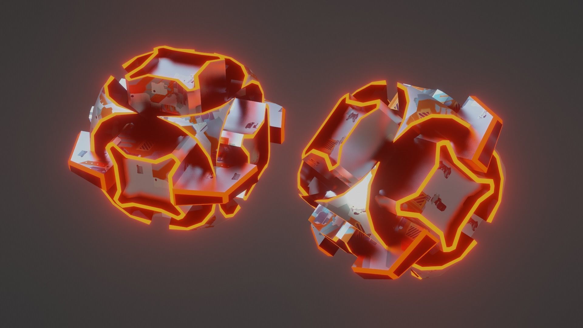 Sci-Fi prop Low-poly 3D model_71