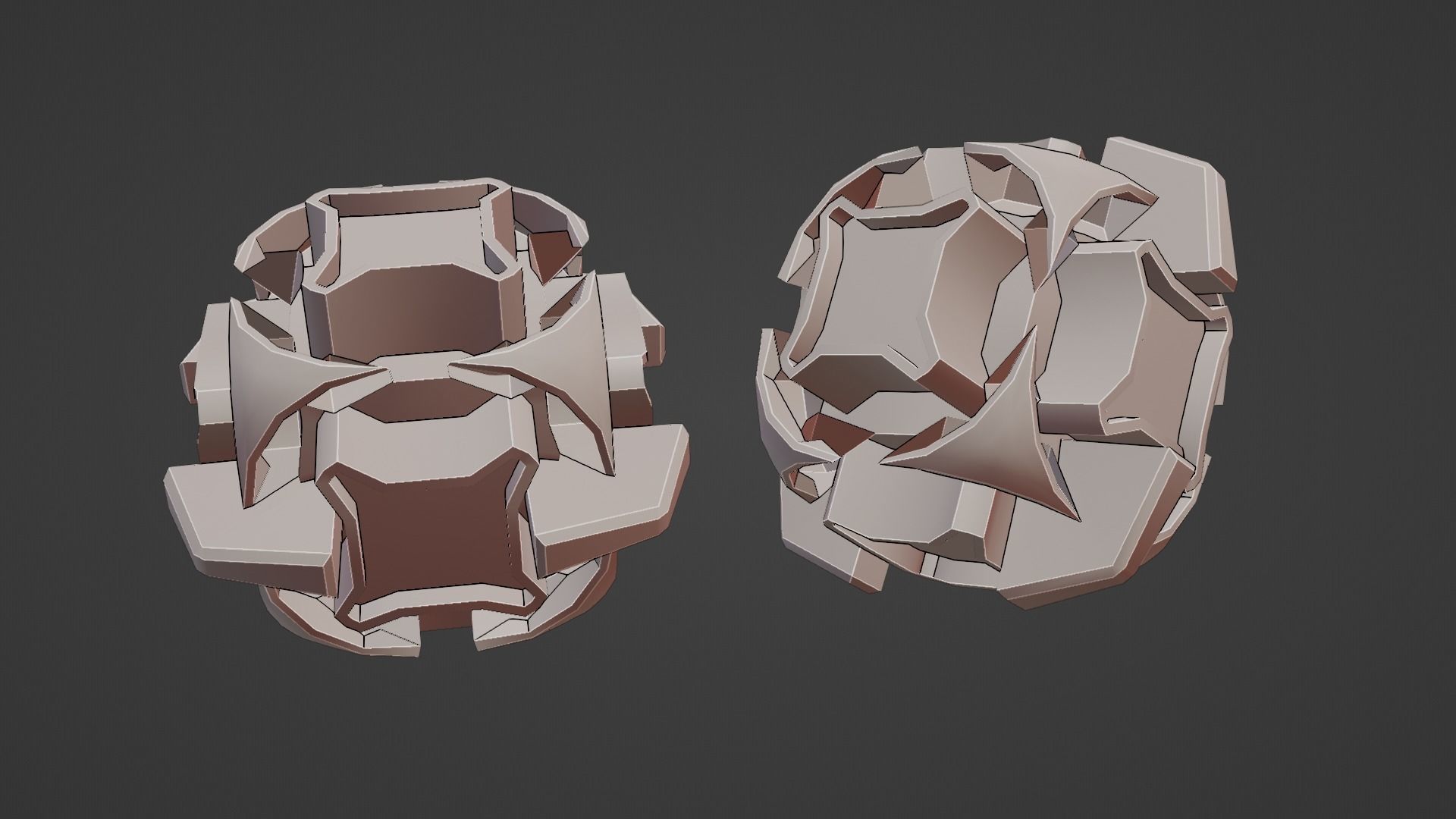 Sci-Fi prop Low-poly 3D model_61