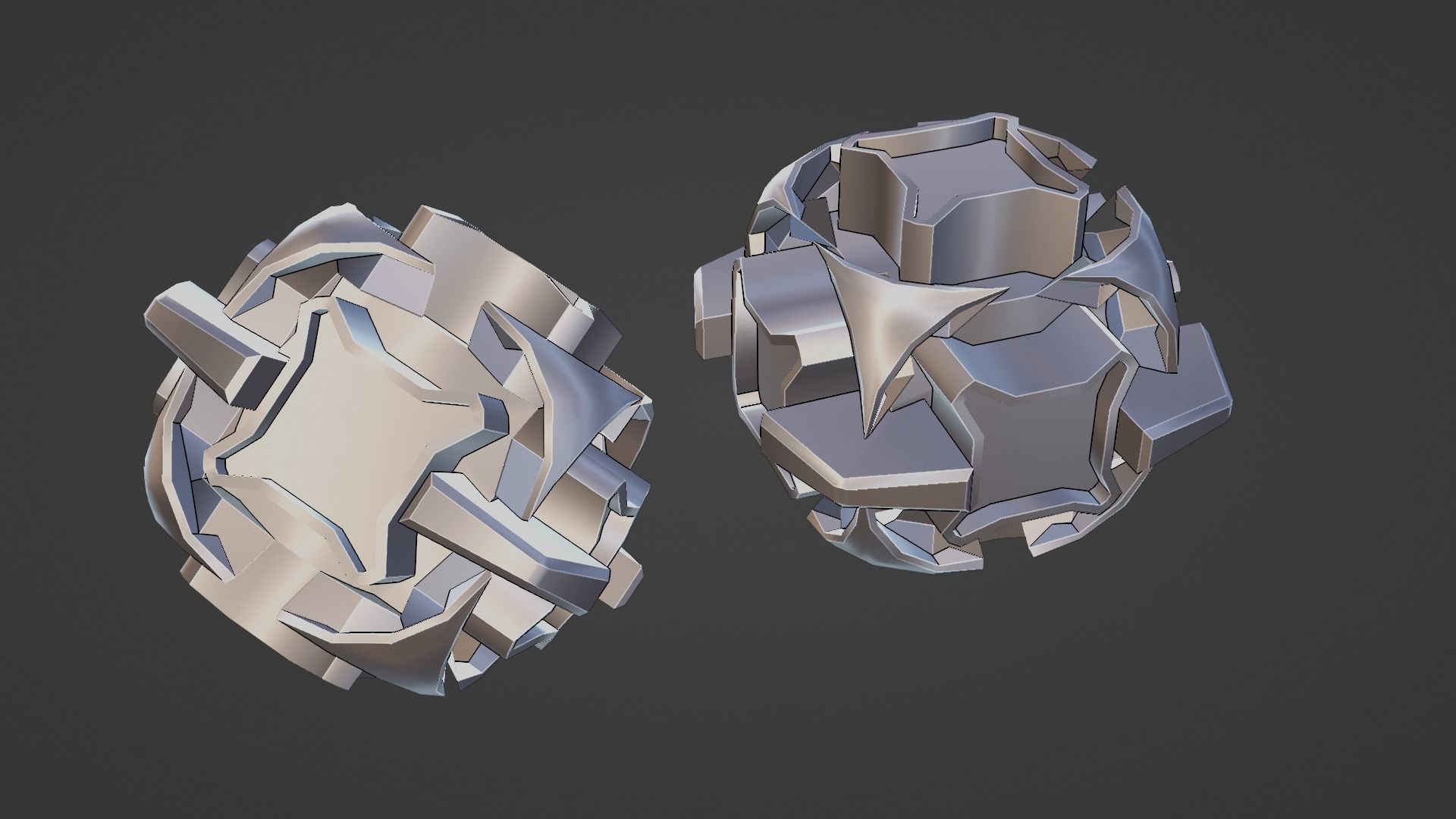 Sci-Fi prop Low-poly 3D model_32