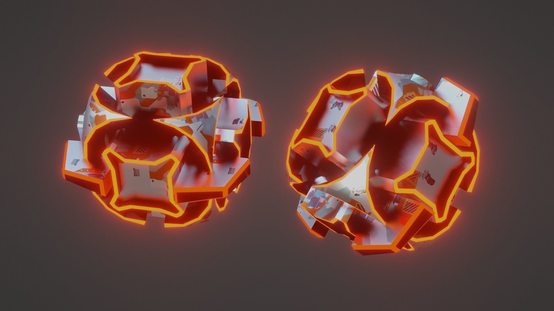 Sci-Fi prop Low-poly 3D model_66