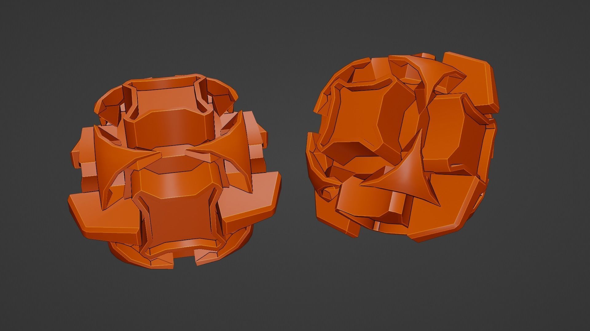 Sci-Fi prop Low-poly 3D model_60