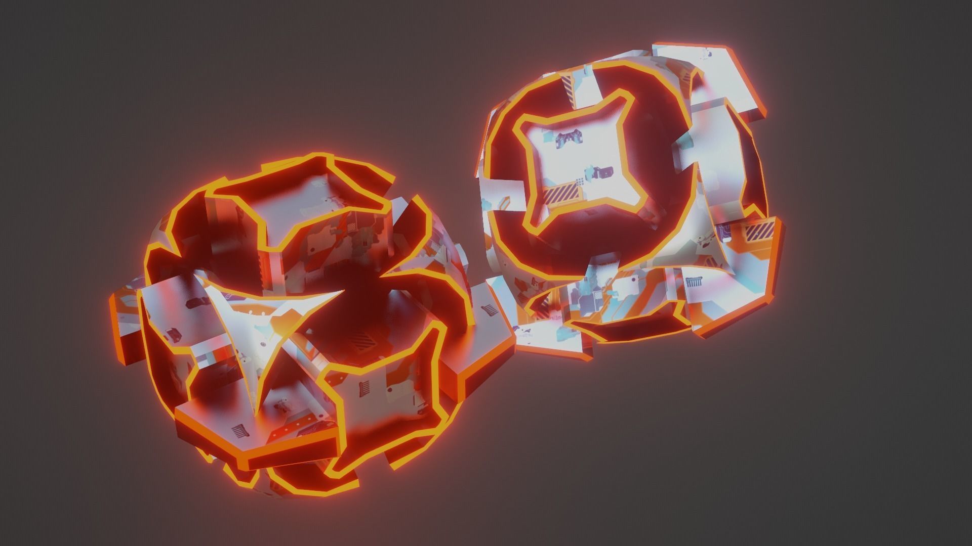 Sci-Fi prop Low-poly 3D model_54