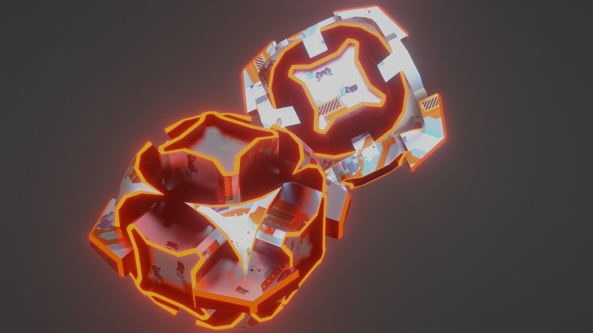 Sci-Fi prop Low-poly 3D model_50