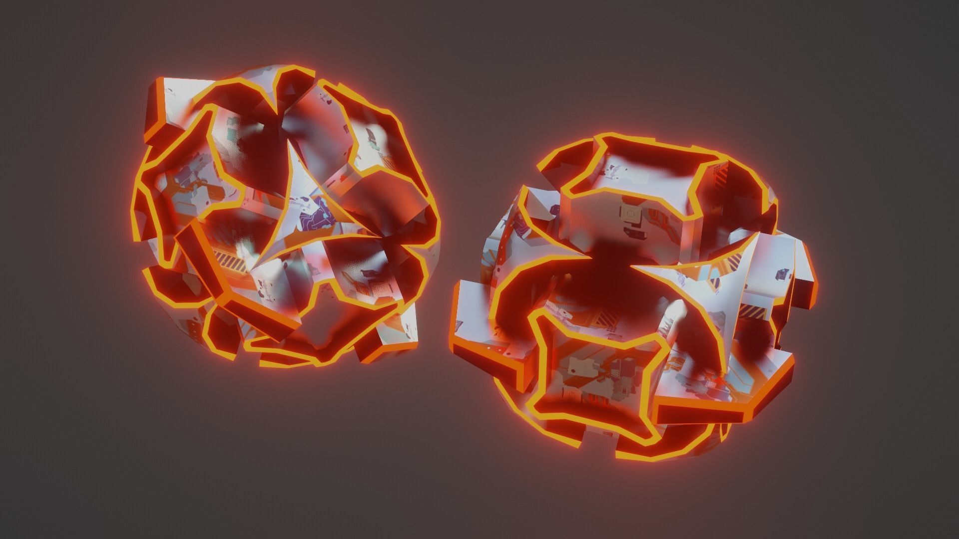 Sci-Fi prop Low-poly 3D model_38