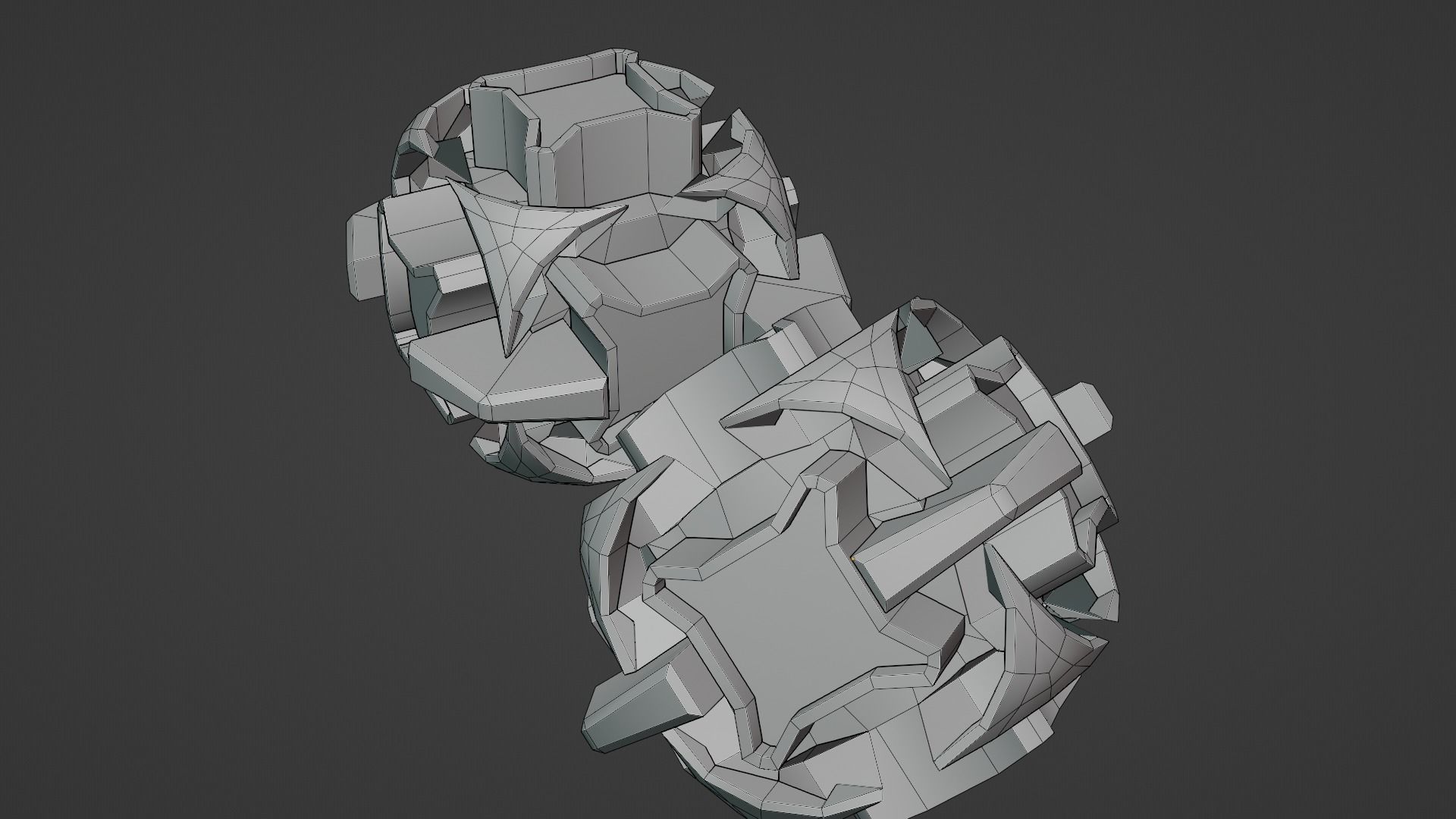 Sci-Fi prop Low-poly 3D model_18