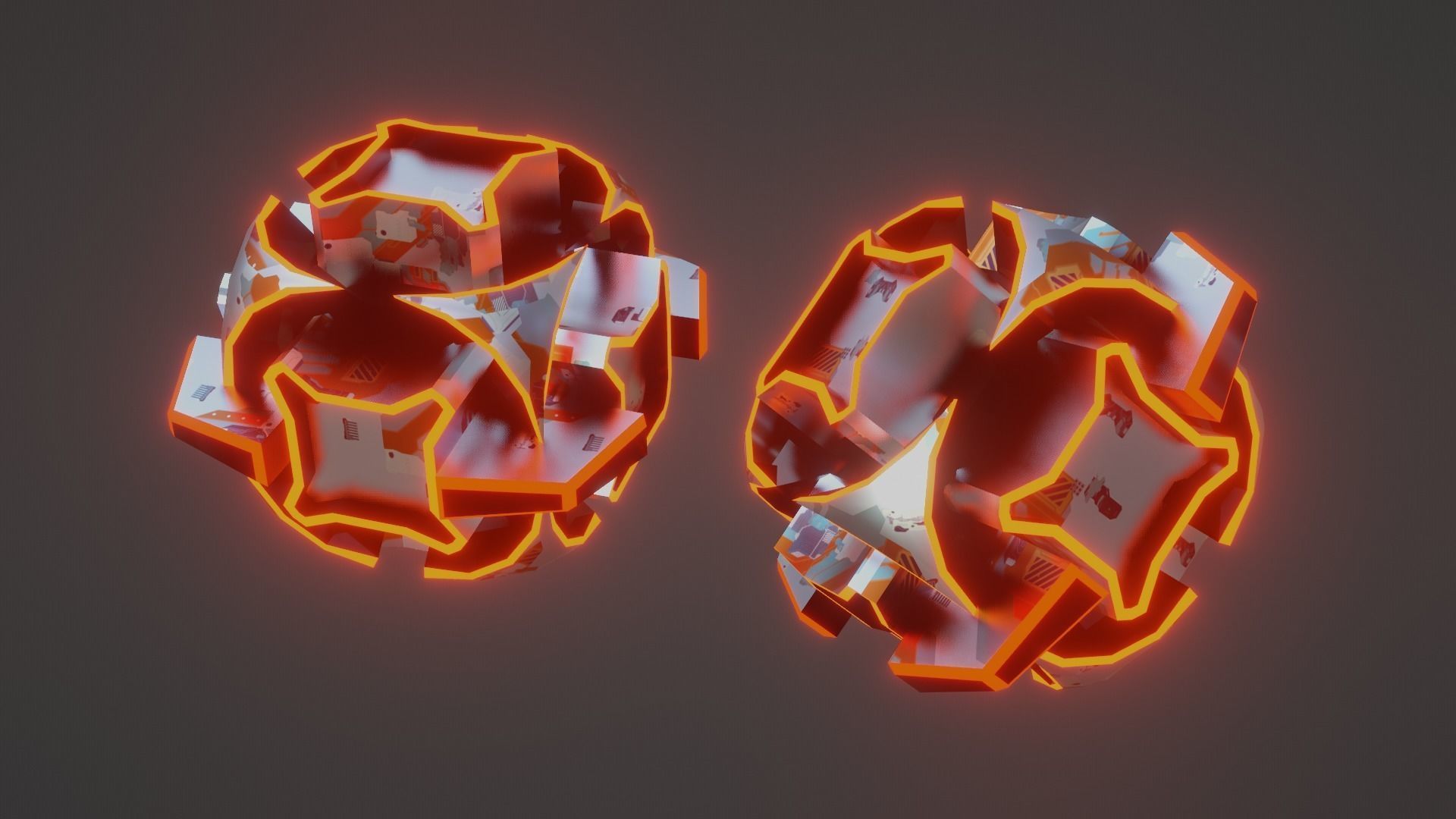 Sci-Fi prop Low-poly 3D model_68