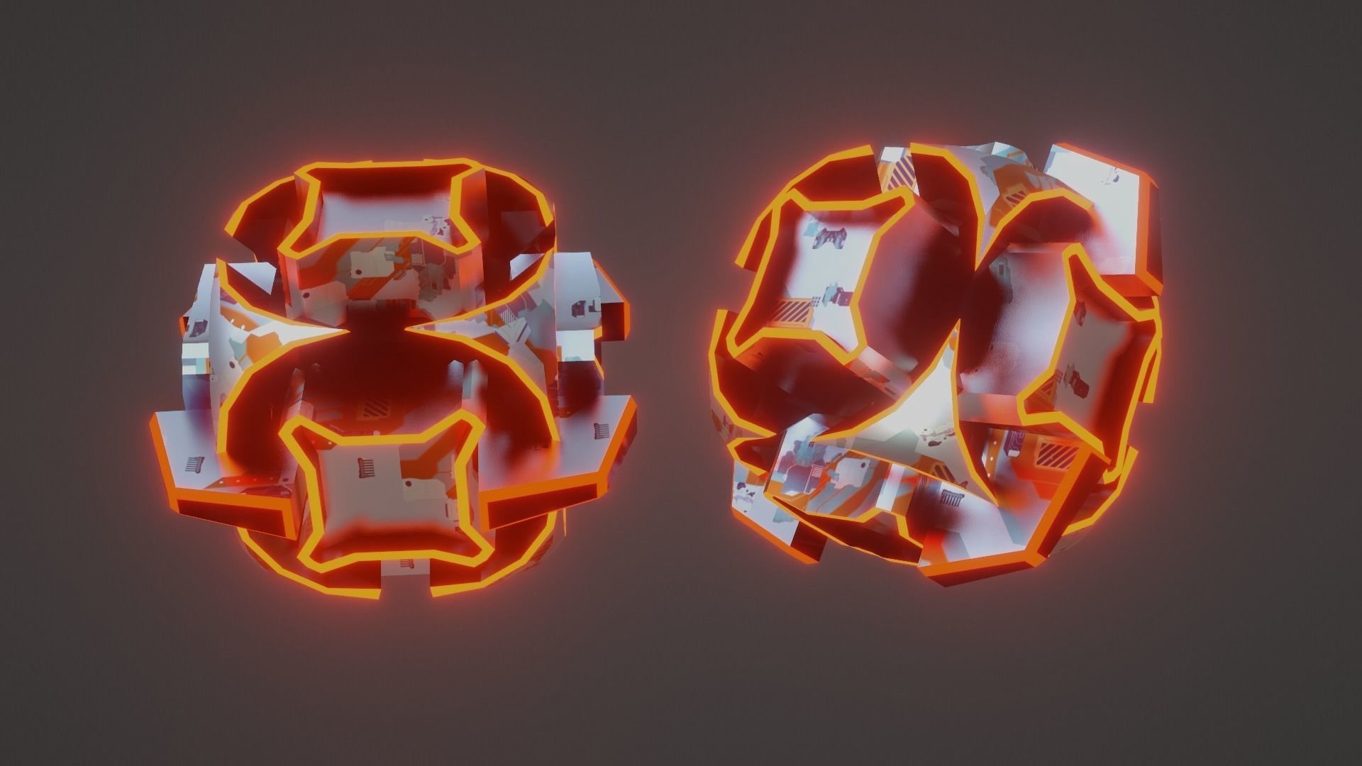 Sci-Fi prop Low-poly 3D model_62