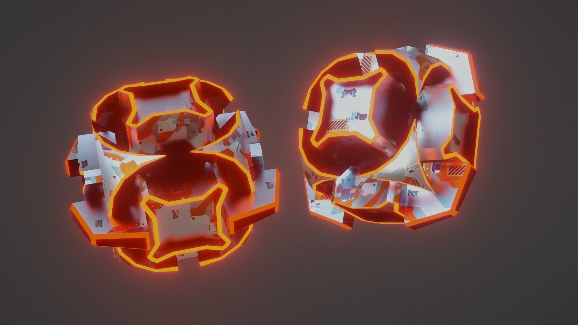 Sci-Fi prop Low-poly 3D model_58