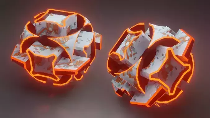 Sci-Fi prop Low-poly 3D model