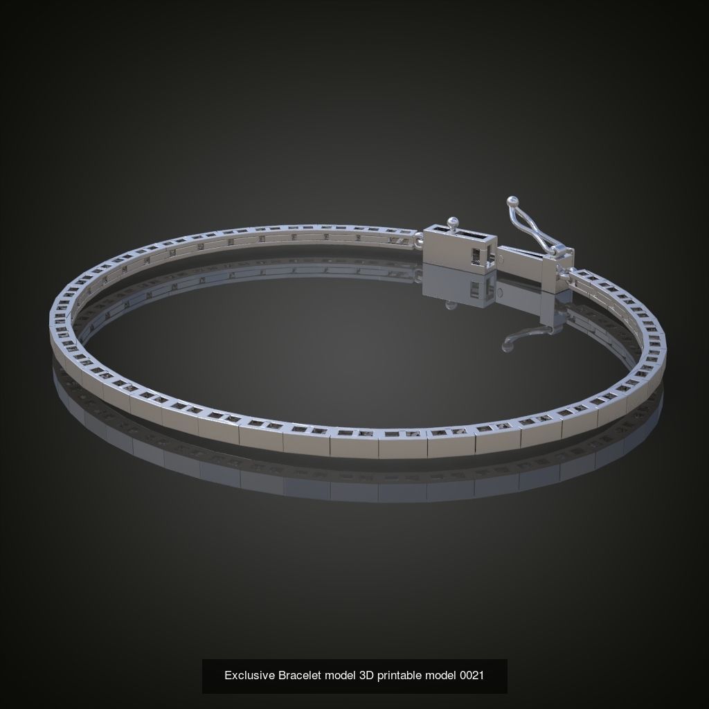 My 98 Beautiful and Graceful 3d printable Bracelet  models  3D Model Collection_71