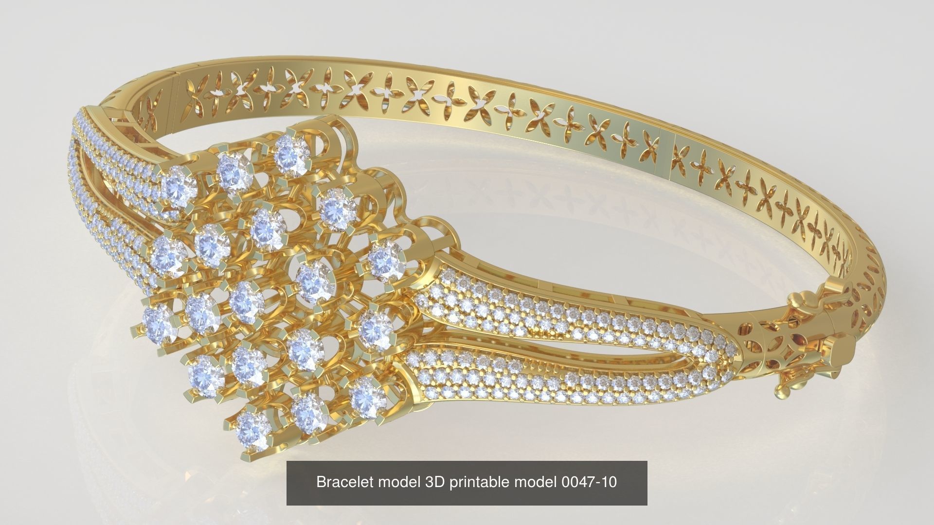 My 98 Beautiful and Graceful 3d printable Bracelet  models  3D Model Collection_134
