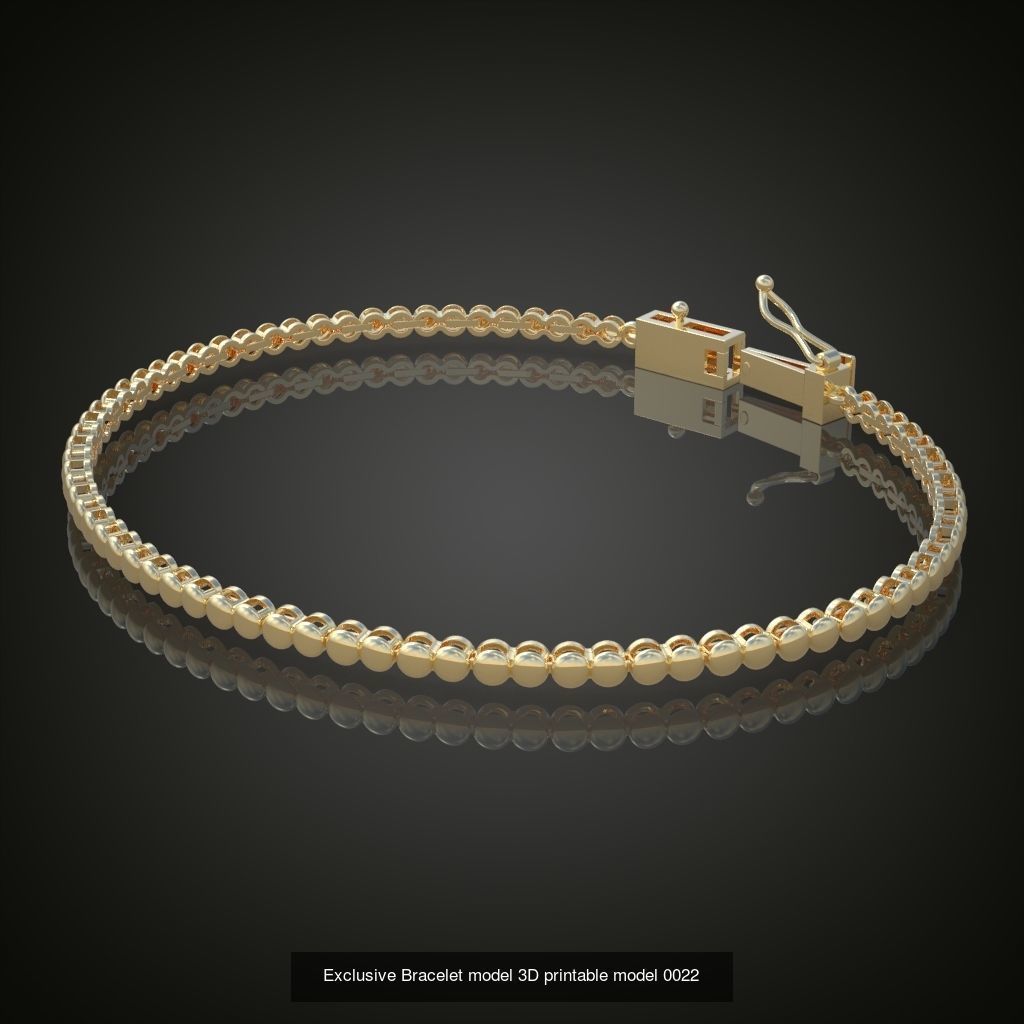 My 98 Beautiful and Graceful 3d printable Bracelet  models  3D Model Collection_72
