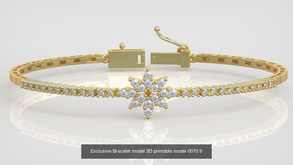My 98 Beautiful and Graceful 3d printable Bracelet  models  3D Model Collection_120