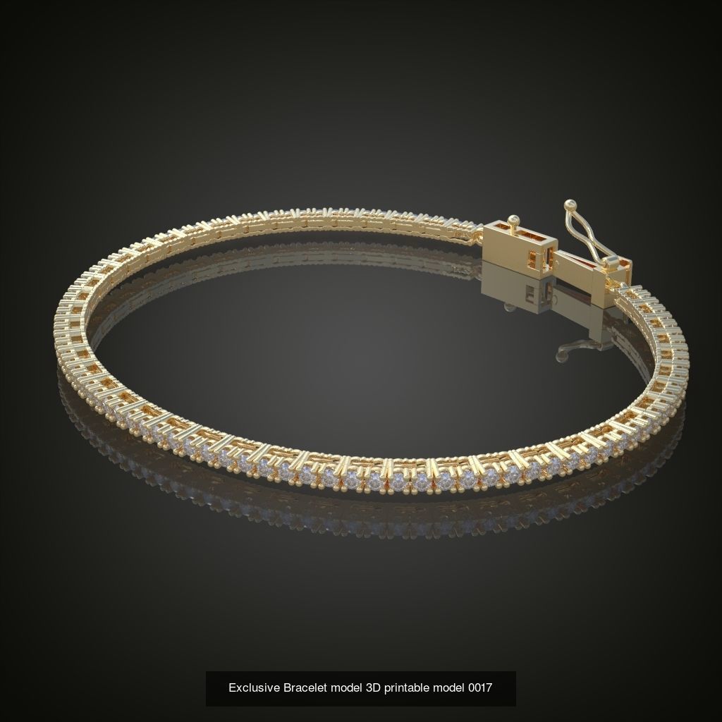 My 98 Beautiful and Graceful 3d printable Bracelet  models  3D Model Collection_66