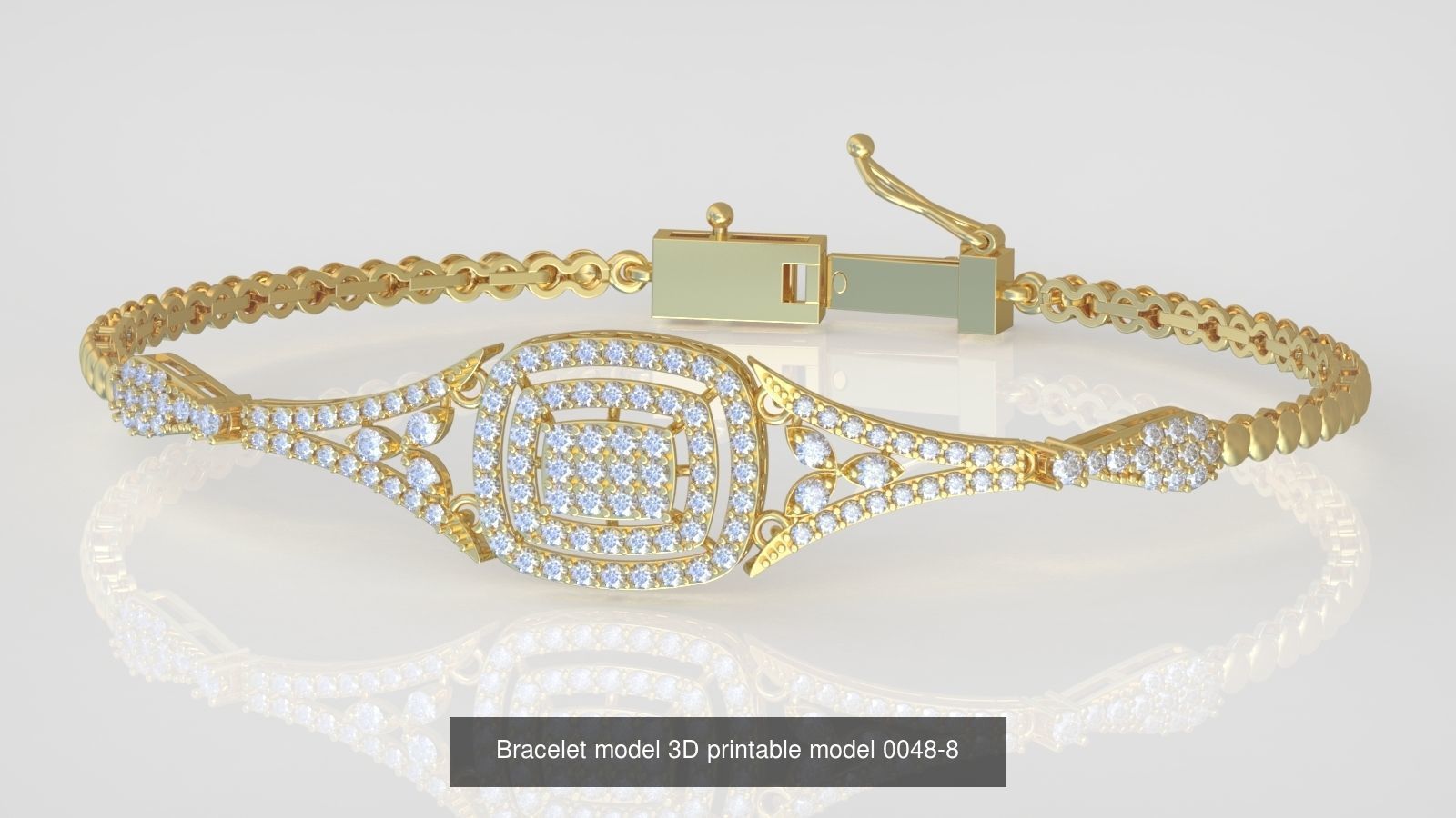 My 98 Beautiful and Graceful 3d printable Bracelet  models  3D Model Collection_137