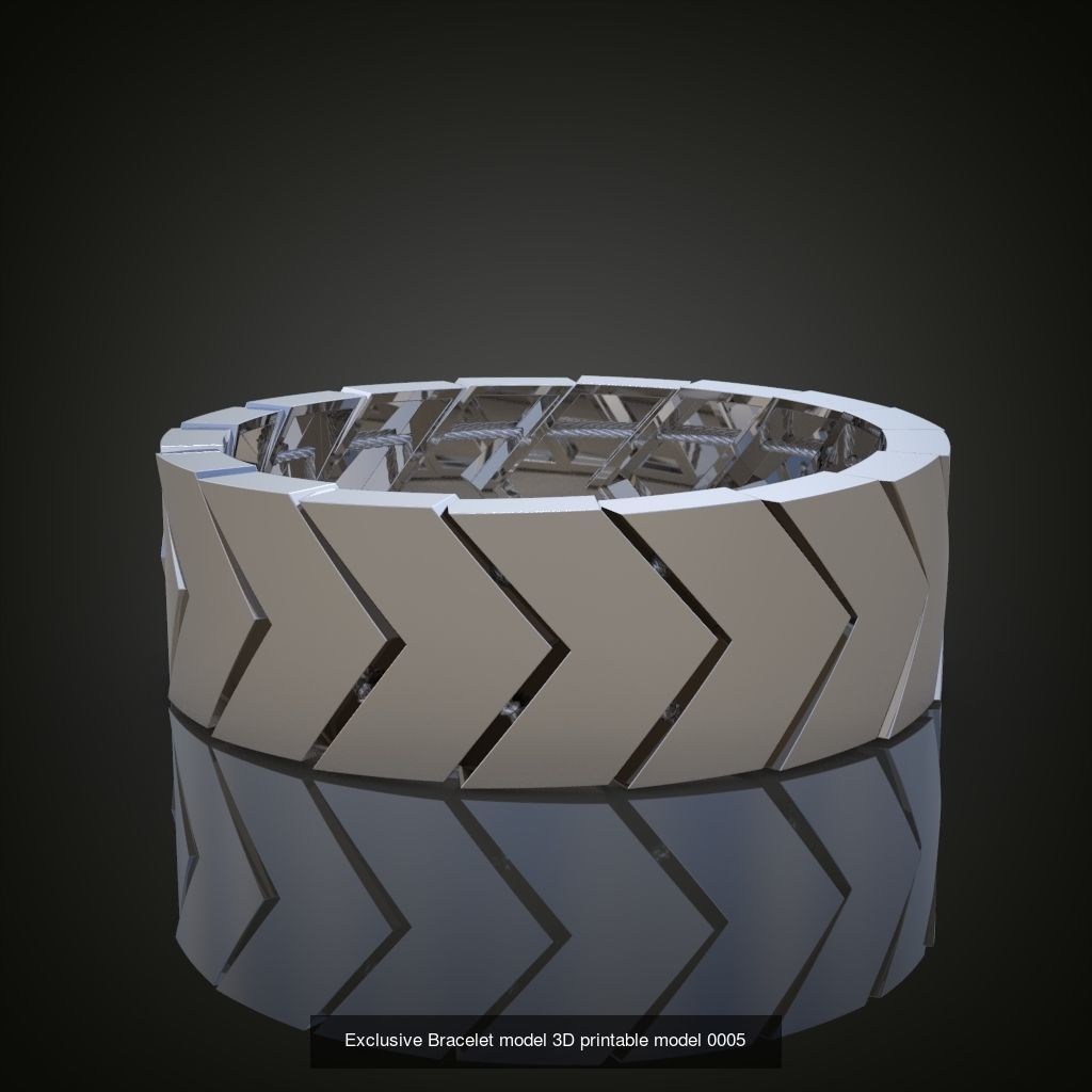 My 98 Beautiful and Graceful 3d printable Bracelet  models  3D Model Collection_70