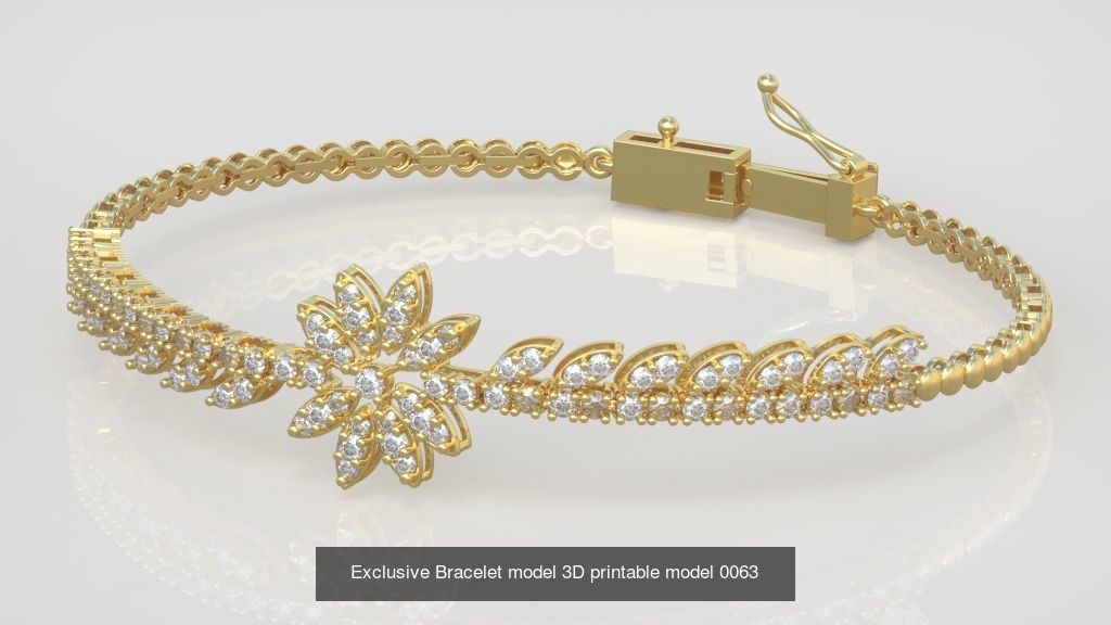 My 98 Beautiful and Graceful 3d printable Bracelet  models  3D Model Collection_113