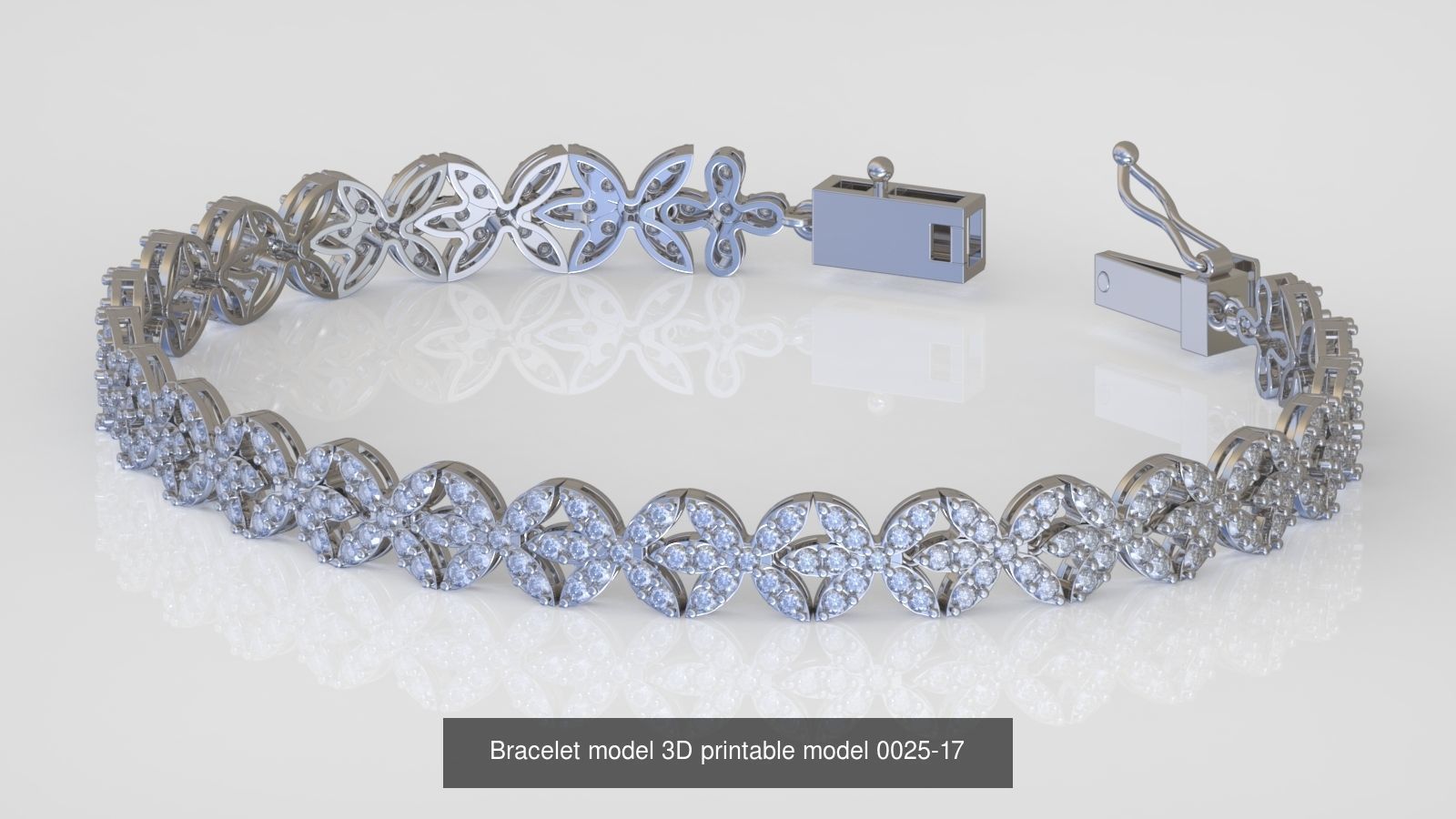 My 98 Beautiful and Graceful 3d printable Bracelet  models  3D Model Collection_125