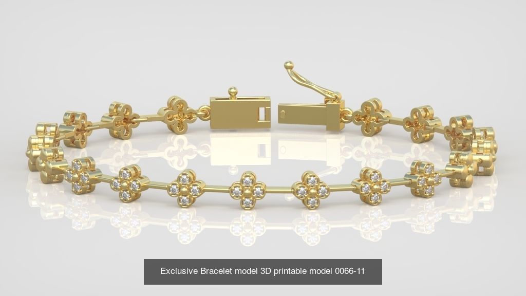 My 98 Beautiful and Graceful 3d printable Bracelet  models  3D Model Collection_116