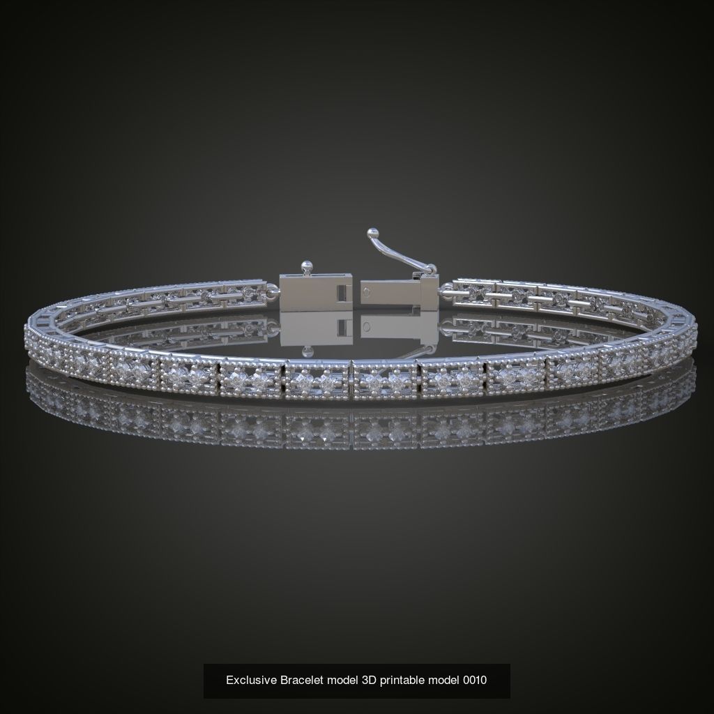 My 98 Beautiful and Graceful 3d printable Bracelet  models  3D Model Collection_59